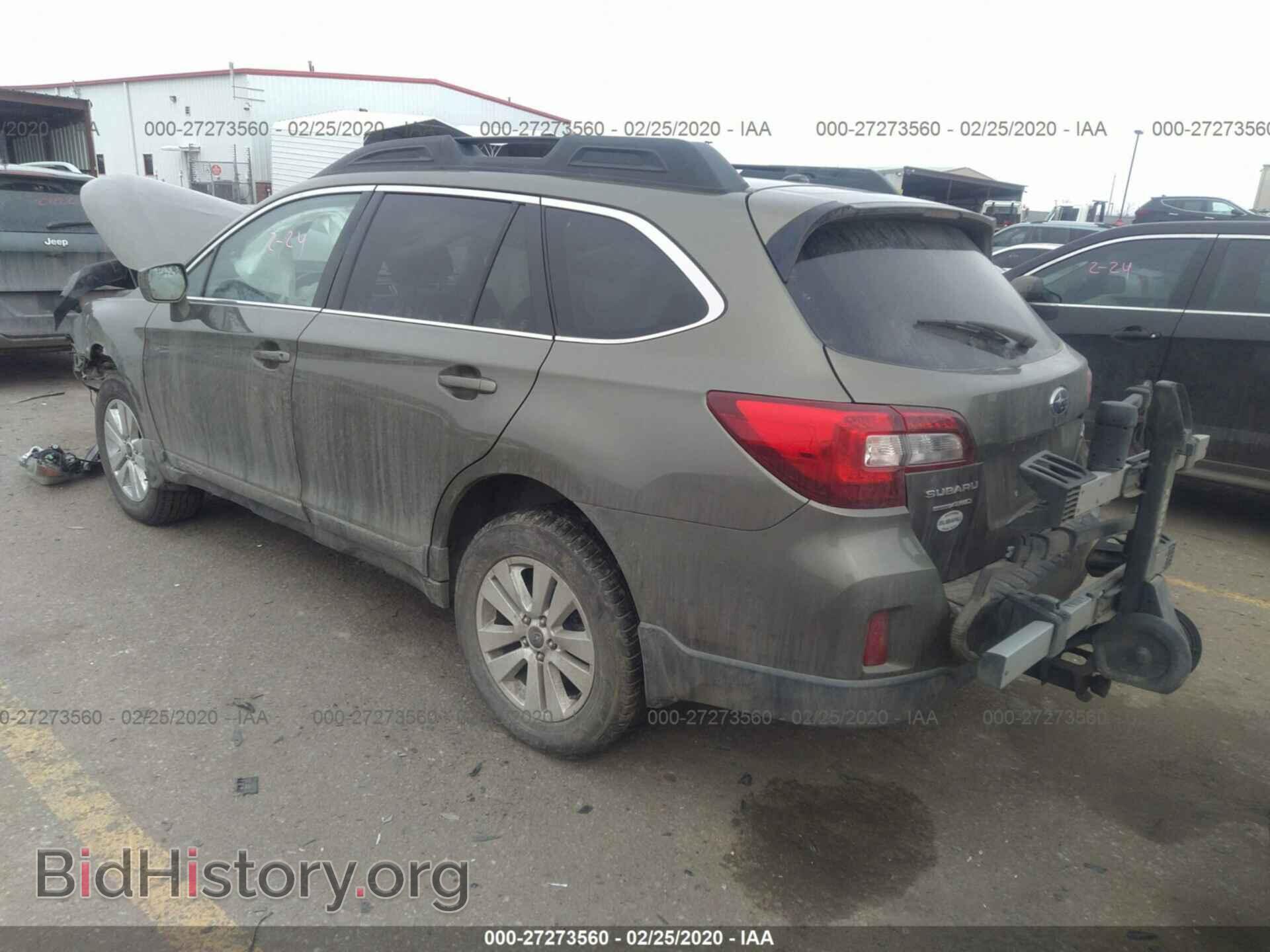 2015 SUBARU OUTBACK - VIN: 4S4BSACC6F3223063 - Фото 3