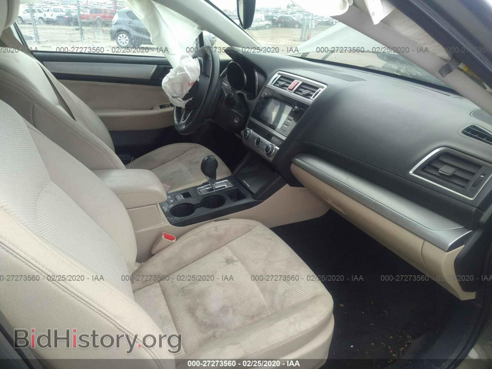 2015 SUBARU OUTBACK - VIN: 4S4BSACC6F3223063 - Фото 5