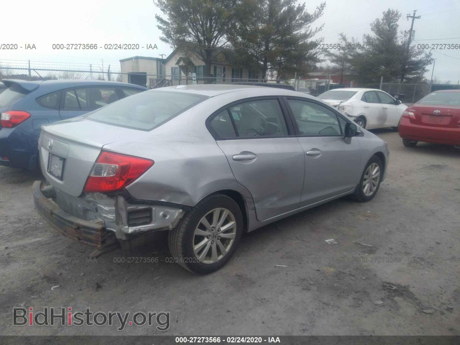 2012 HONDA CIVIC - VIN: 19XFB2F89CE304484 - Фото 4