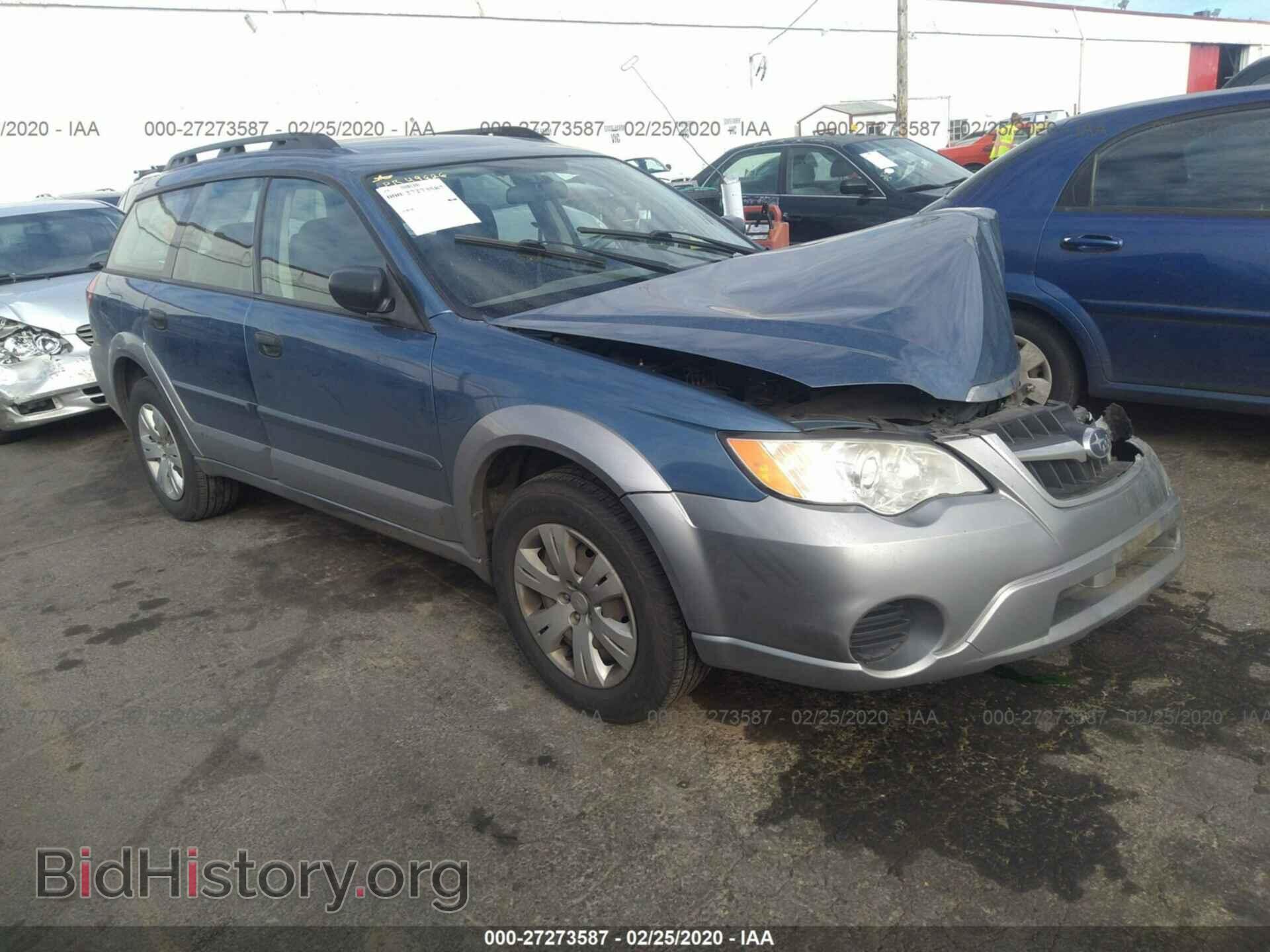 Фотография 4S4BP60C987312303 - SUBARU OUTBACK 2008