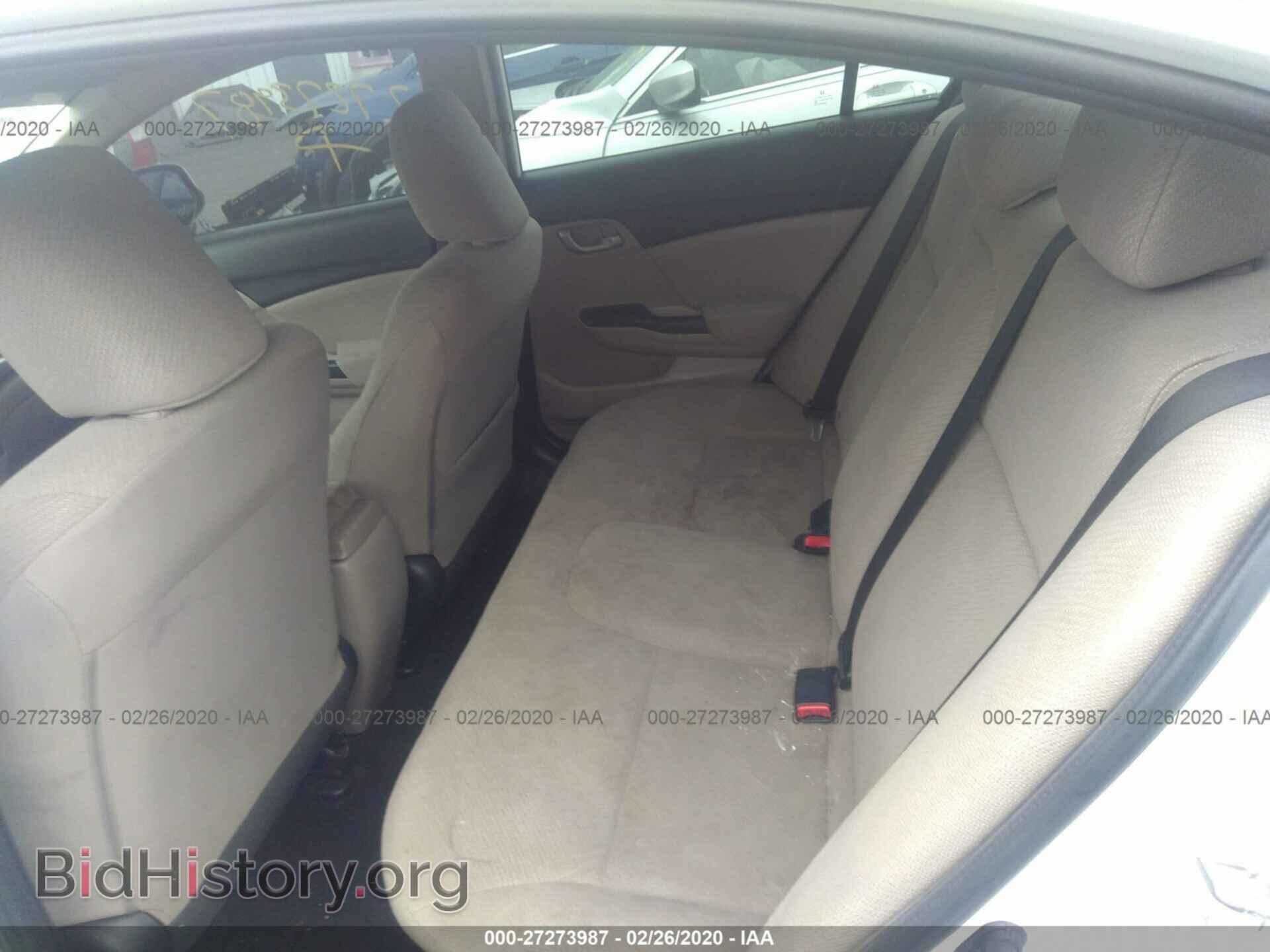2013 HONDA CIVIC - VIN: 2HGFB2F58DH563562 - Фото 8