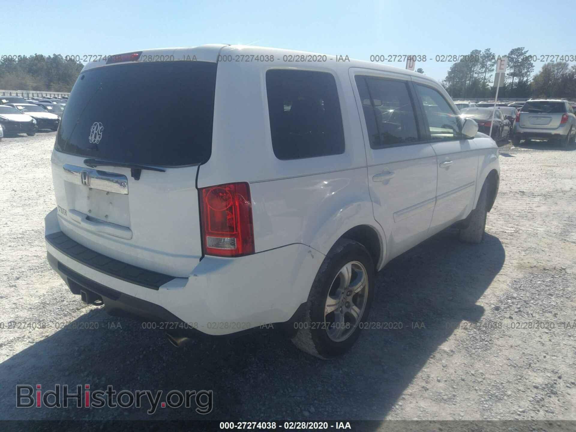 2013 HONDA PILOT - VIN: 5FNYF3H6XDB002082 - Фото 4