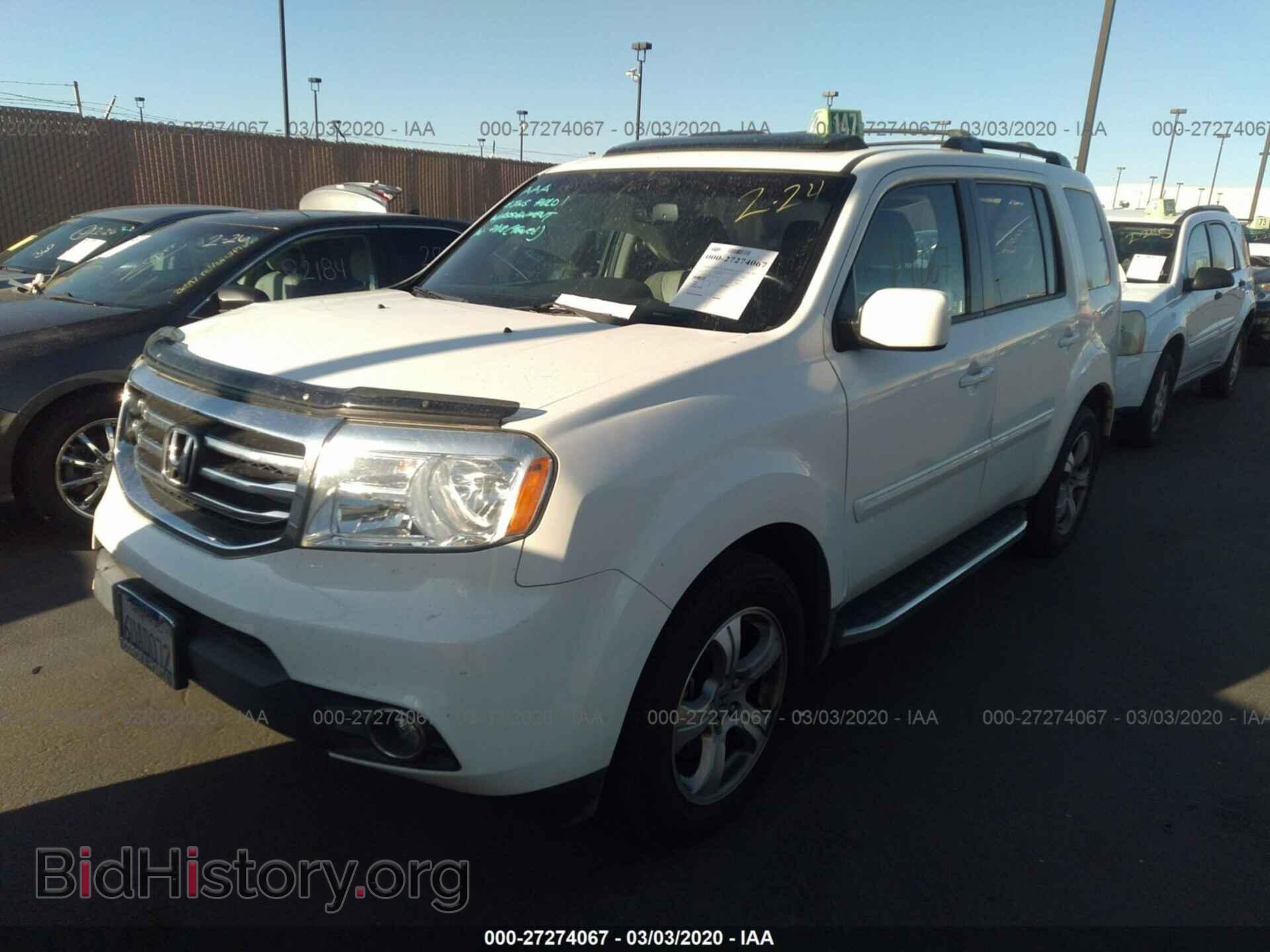2012 HONDA PILOT - VIN: 5FNYF3H59CB010728 - Фото 2