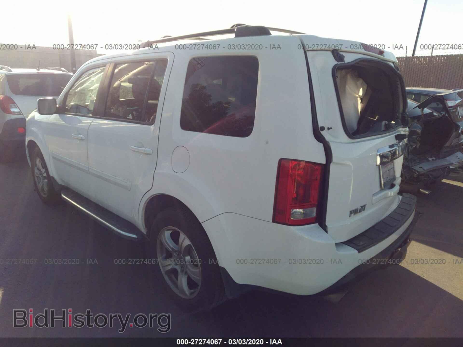 2012 HONDA PILOT - VIN: 5FNYF3H59CB010728 - Фото 3