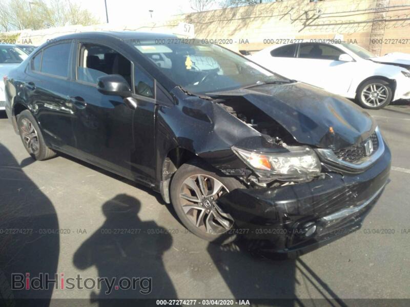 2013 Honda CIVIC EXL (VIN 19XFB2F94DE209471) — фото 1 из 11, IAAI, повреждение: правая передняя часть