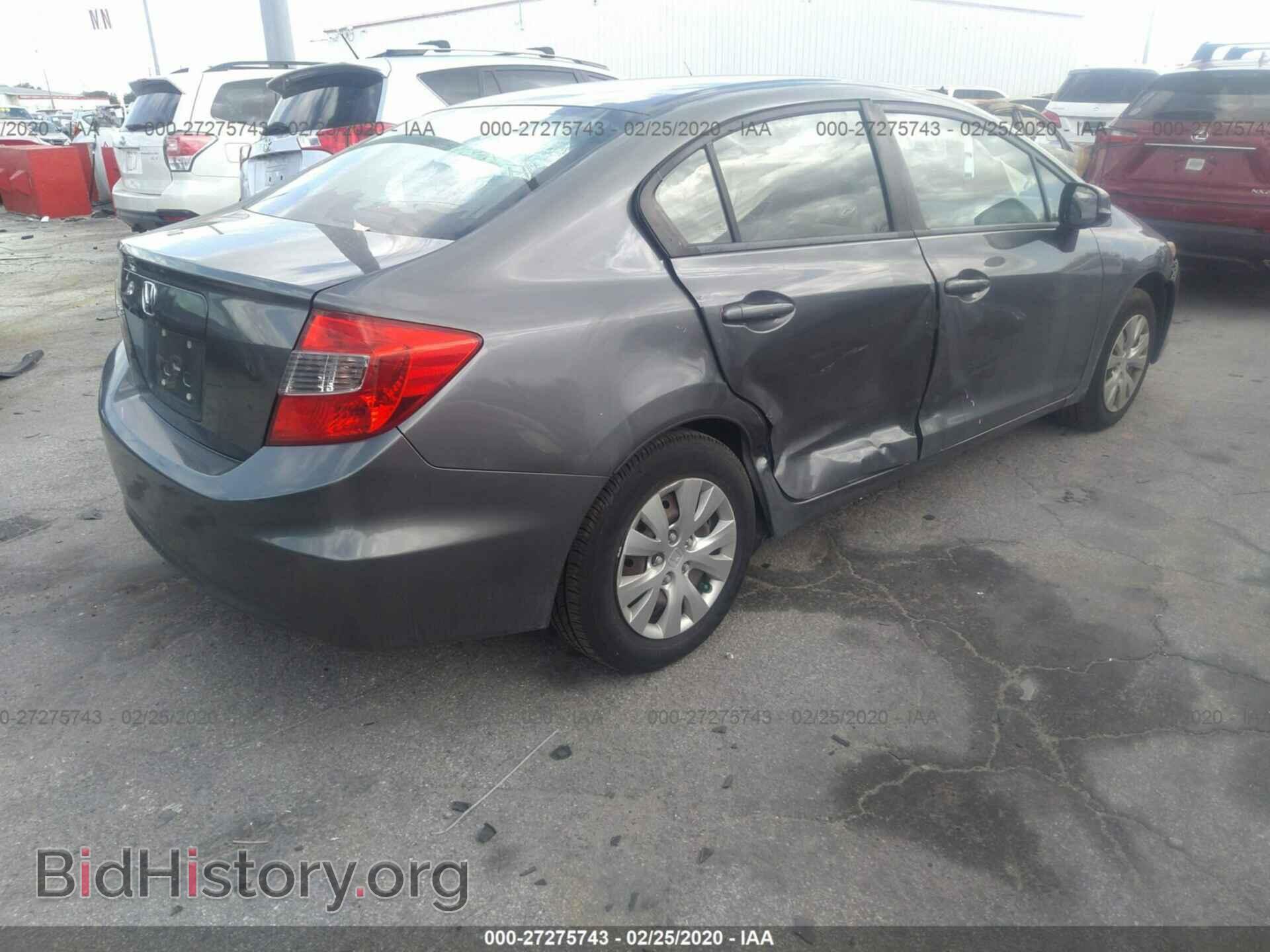 2012 HONDA CIVIC - VIN: 19XFB2F53CE068016 - Фото 4