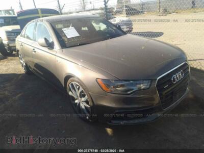 2012 Audi A6 Prestige, бежевый — VIN WAUJGAFC6CN048162, IAAI