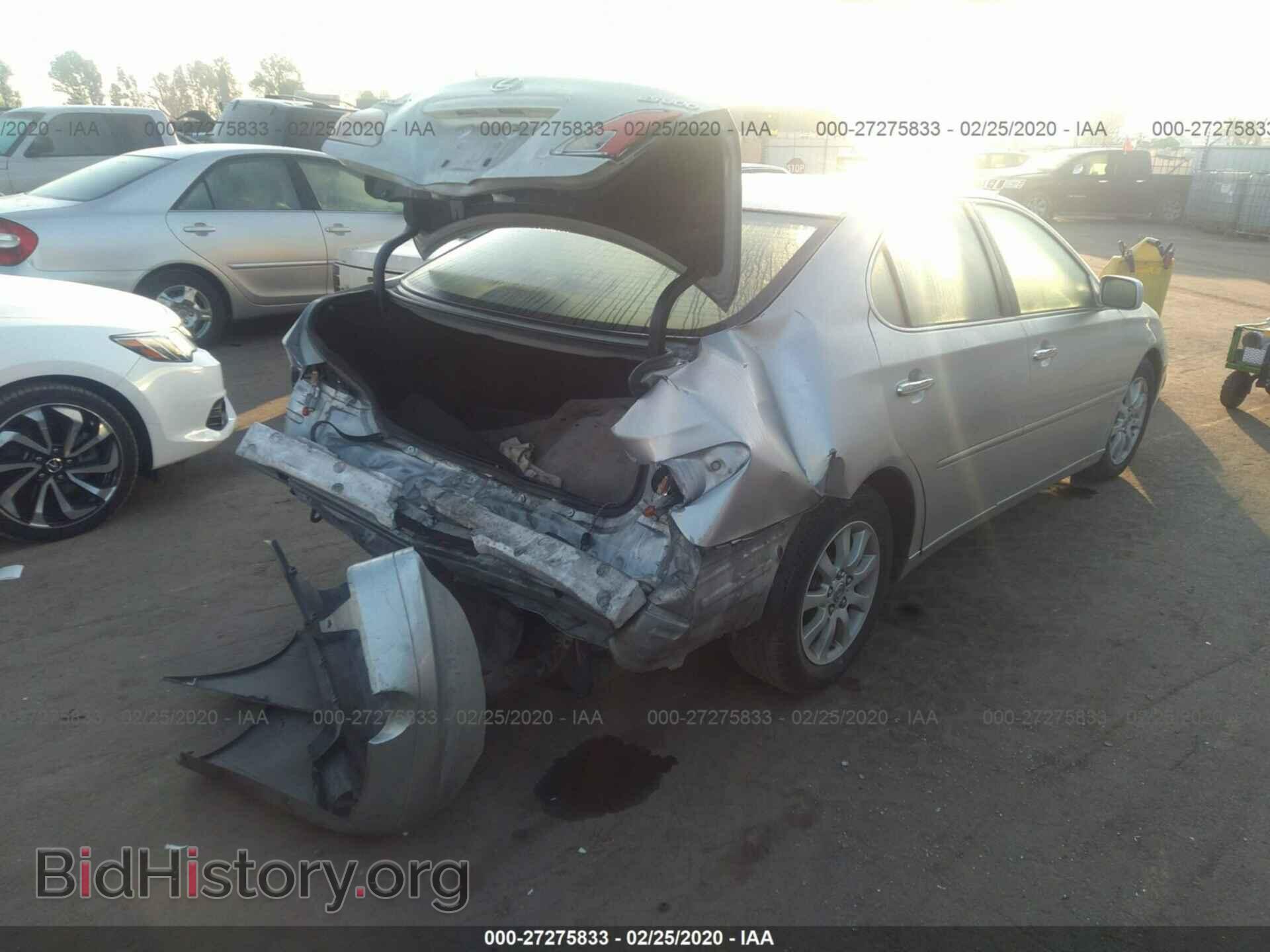 2003 LEXUS ES - VIN: JTHBF30G236016254 - Фото 4
