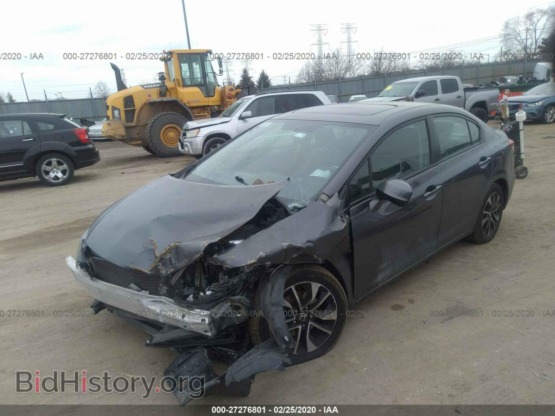 2013 HONDA CIVIC - VIN: 2HGFB2F98DH521668 - Фото 2