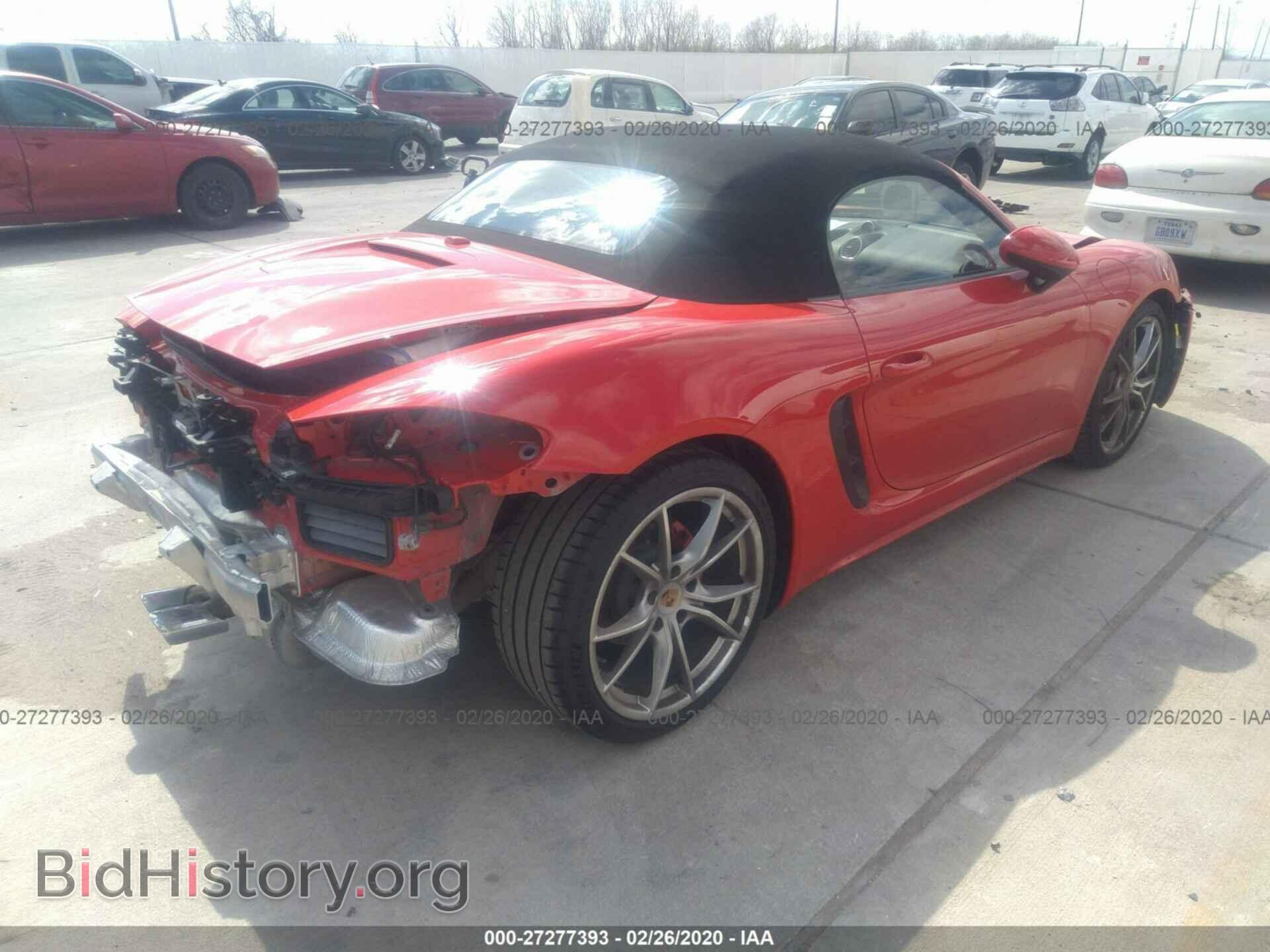 2018 PORSCHE BOXSTER - VIN: WP0CB2A8XJS228228 - Фото 4