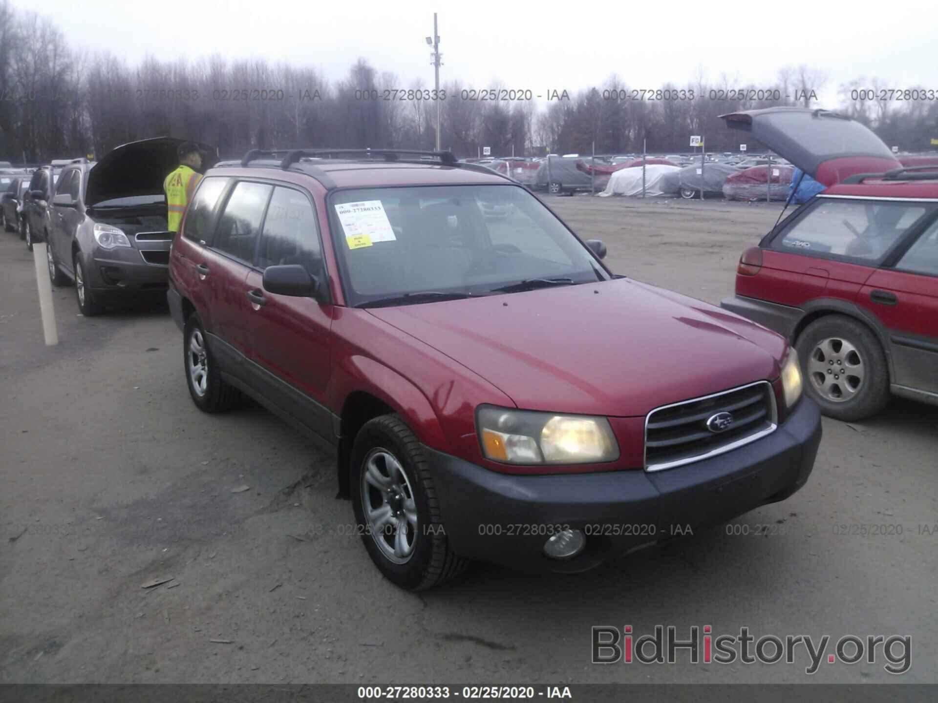 Photo JF1SG63643H706293 - SUBARU FORESTER 2003