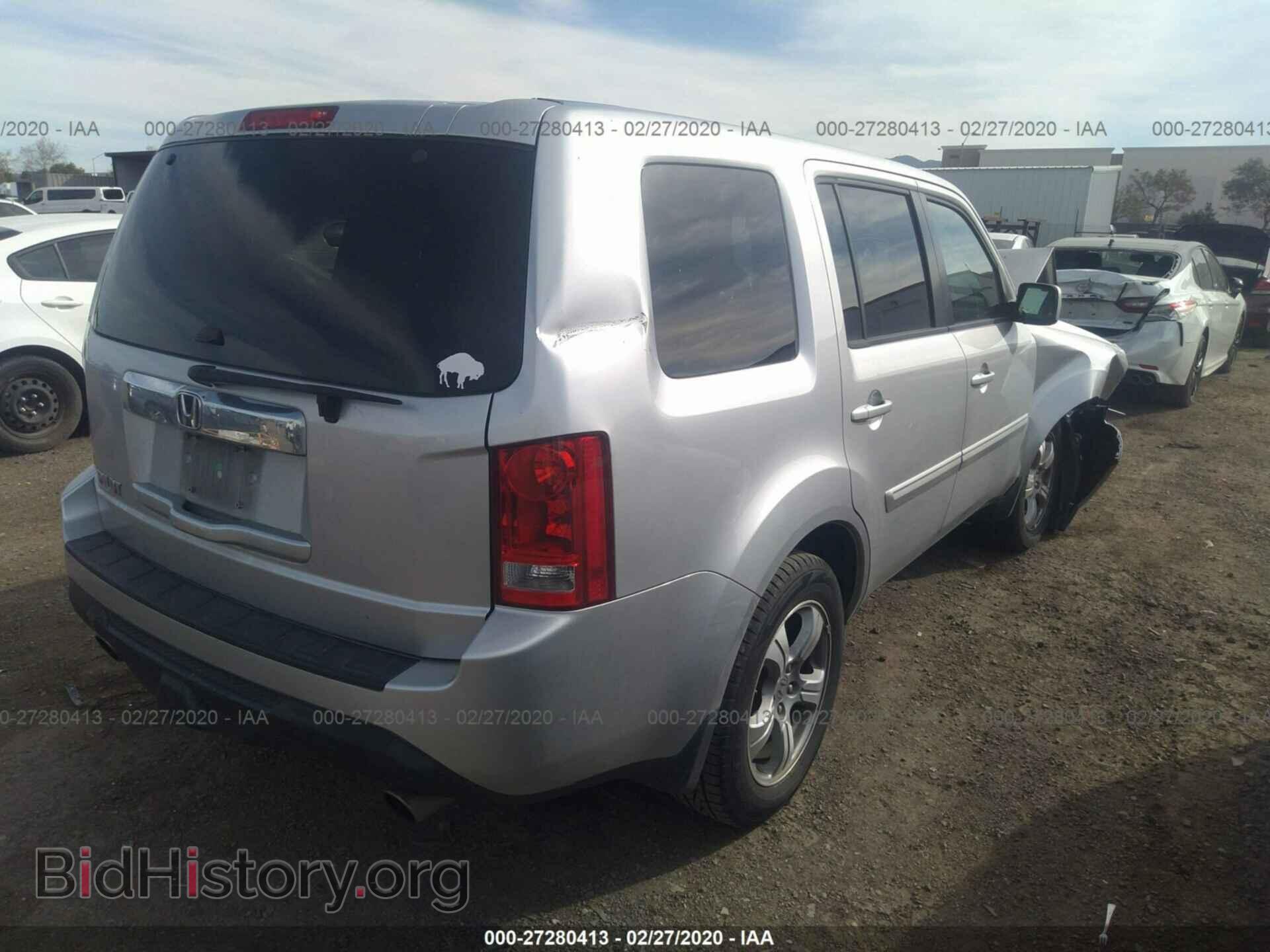 2013 HONDA PILOT - VIN: 5FNYF3H58DB024203 - Фото 4