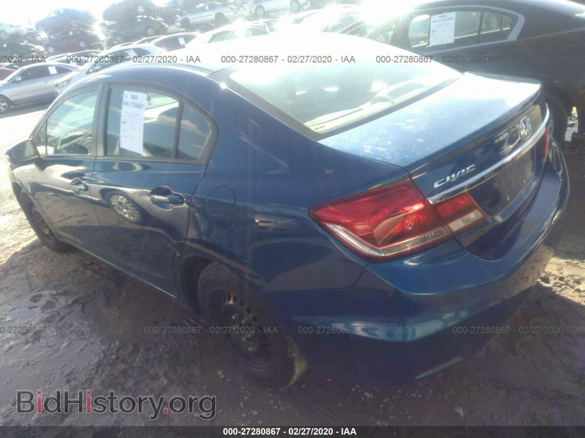 2014 HONDA CIVIC - VIN: 19XFB2F53EE235137 - Фото 3