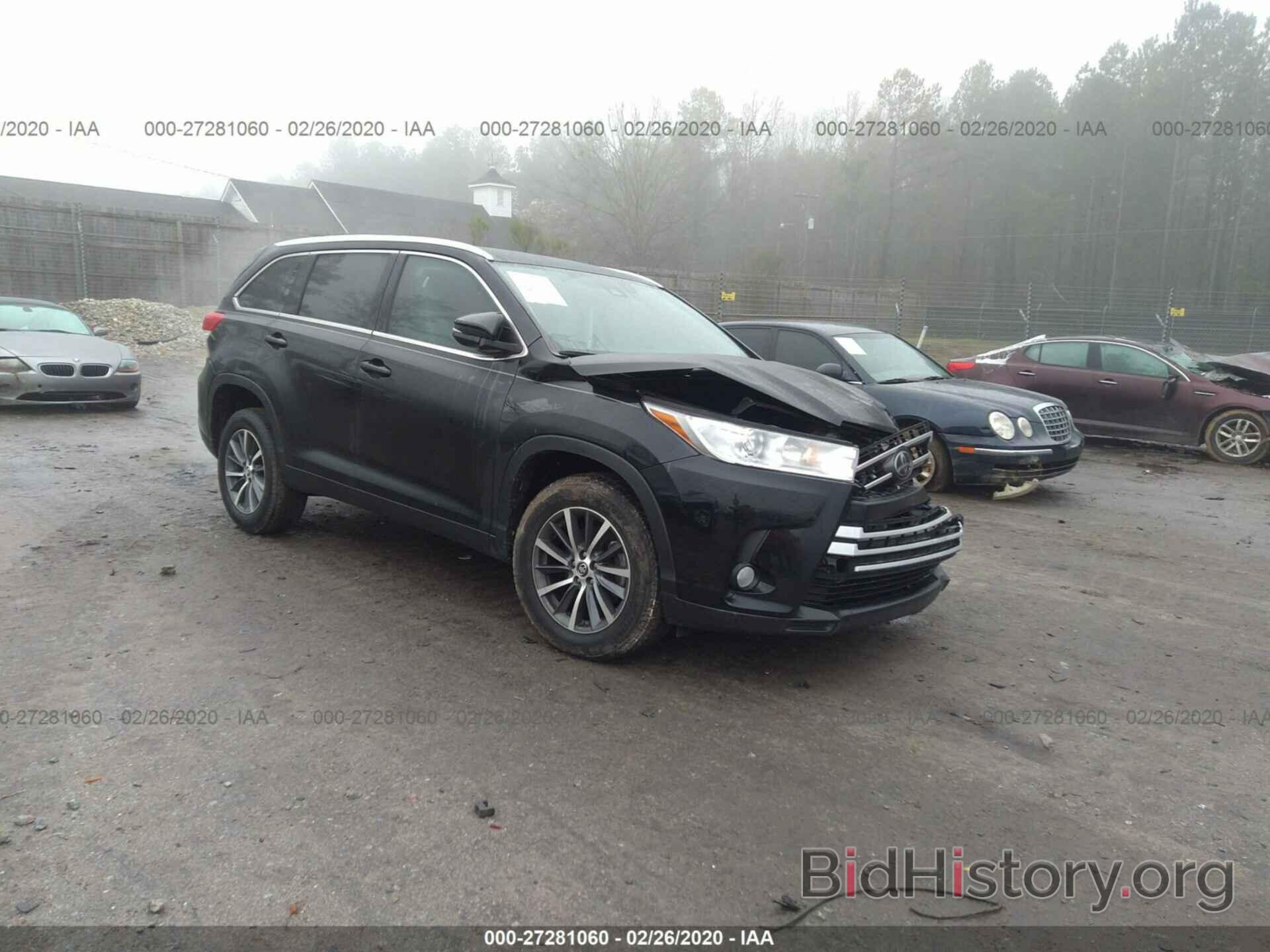 Photo 5TDKZRFH7KS553678 - TOYOTA HIGHLANDER 2019