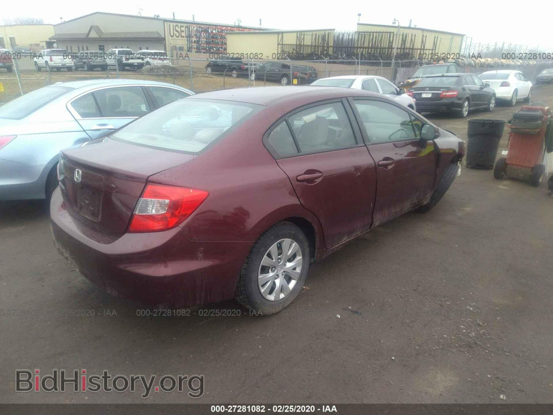2012 HONDA CIVIC - VIN: 19XFB2F57CE089175 - Фото 4