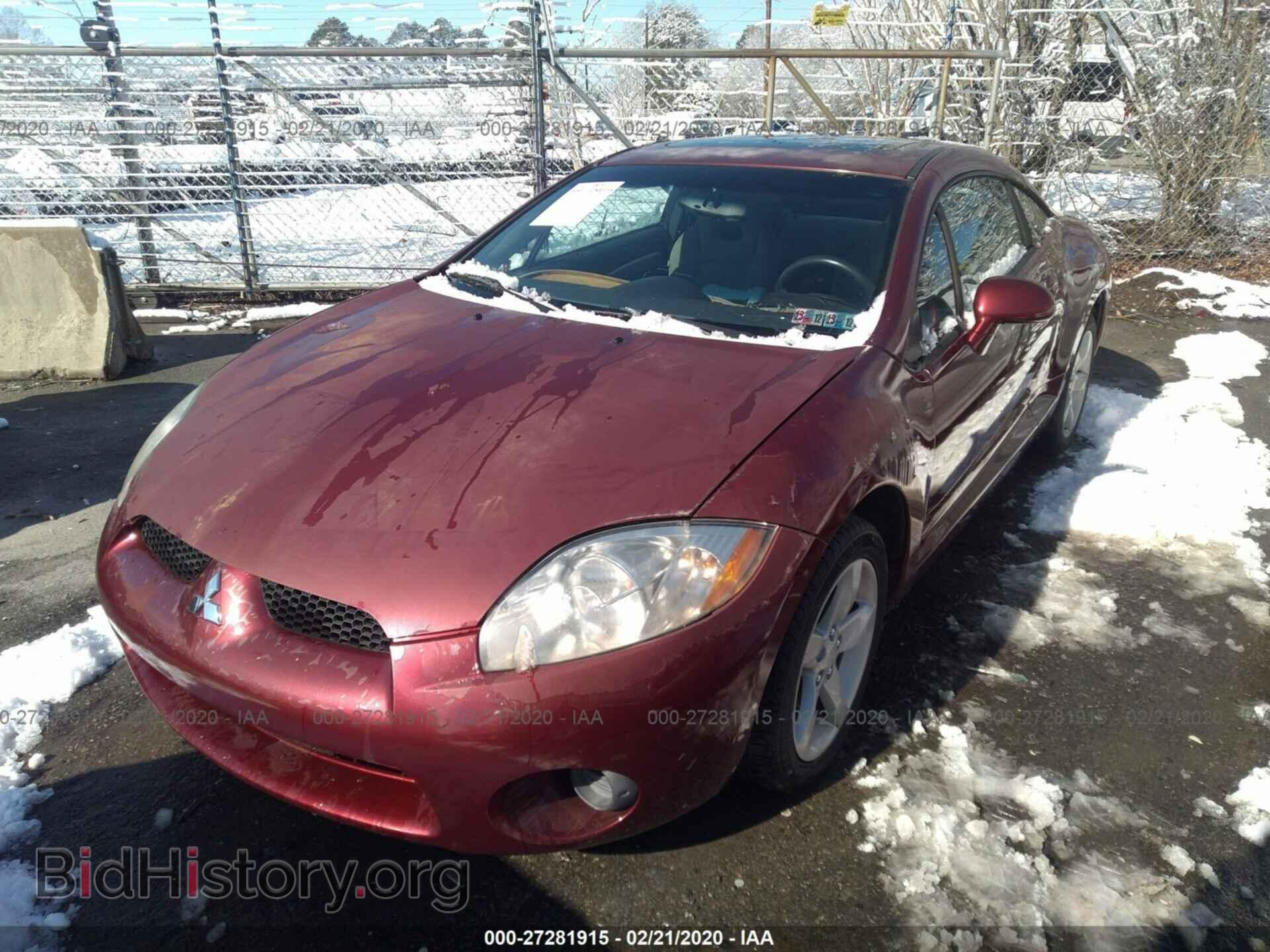 2006 MITSUBISHI ECLIPSE - VIN: 4A3AK24F66E028547 - Фото 2