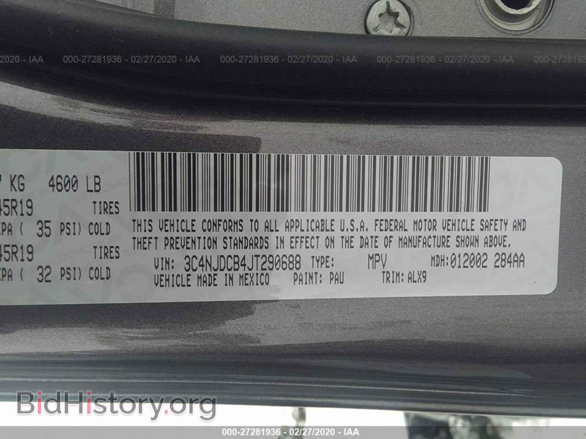 2018 JEEP COMPASS - VIN: 3C4NJDCB4JT290688 - Photo 9