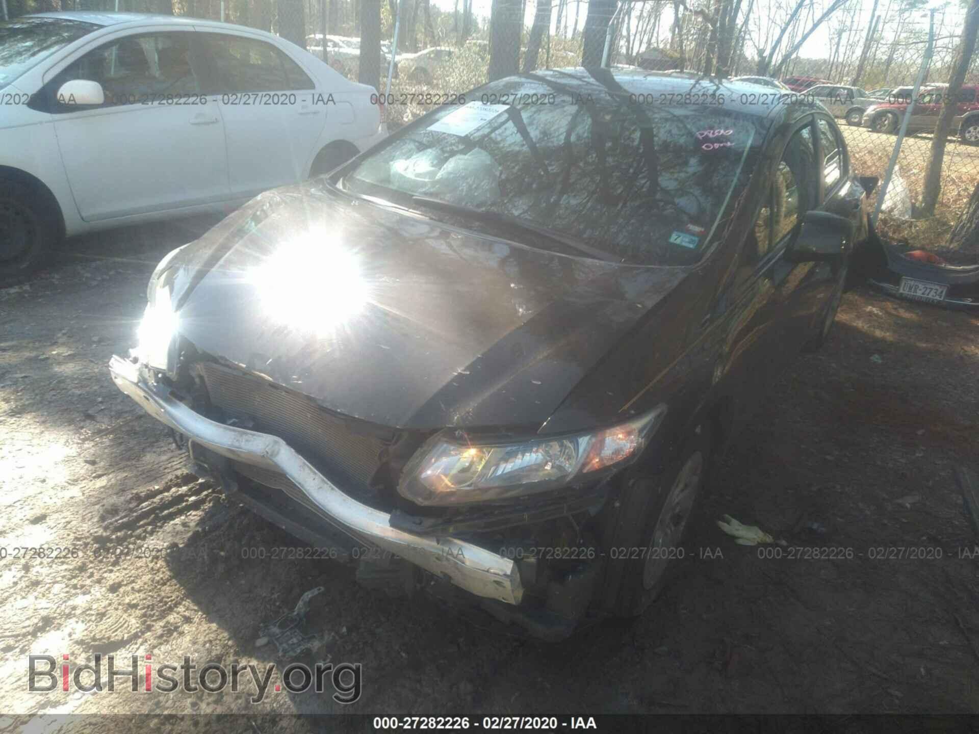 2013 HONDA CIVIC - VIN: 2HGFB2F59DH584002 - Фото 2