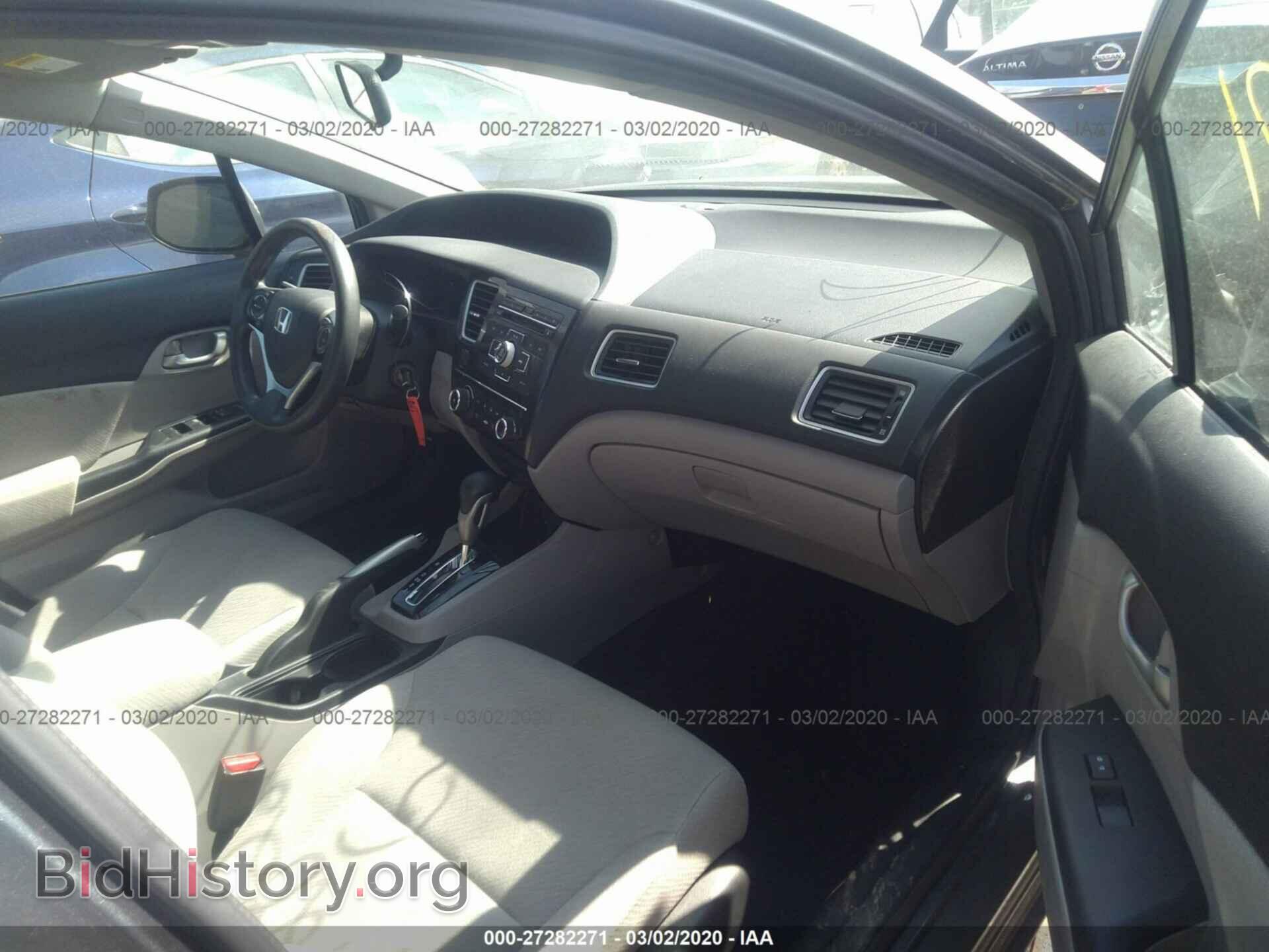 2013 HONDA CIVIC - VIN: 19XFB2F53DE201634 - Фото 5