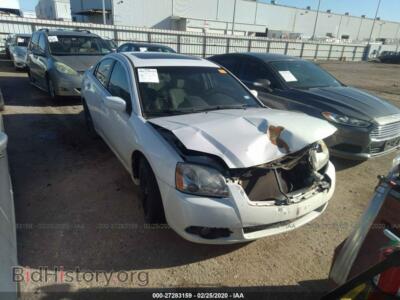 2012 Mitsubishi GALANT ES/SE, белый — VIN 4A32B3FF6CE024209, IAAI