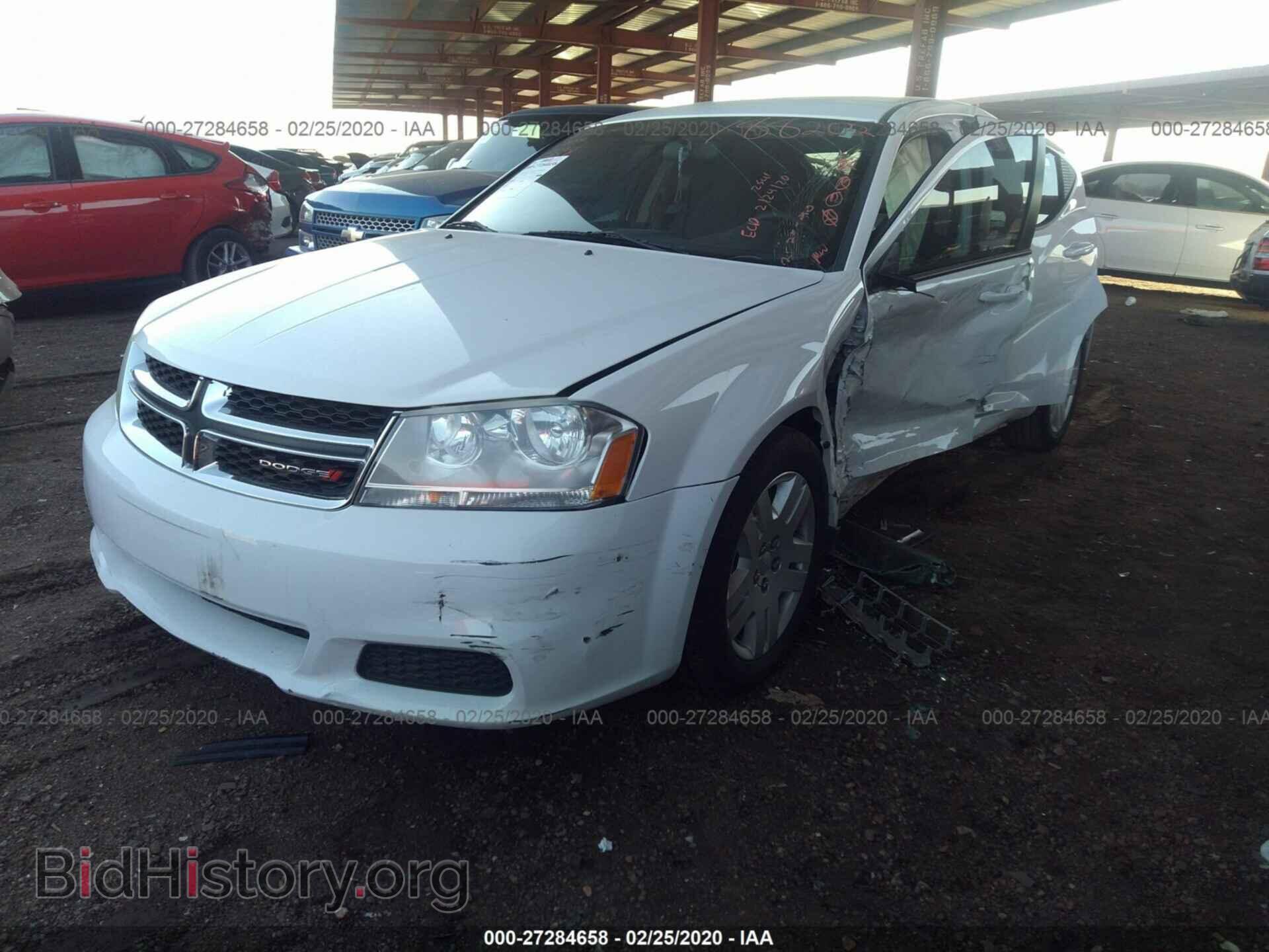 2014 DODGE AVENGER - VIN: 1C3CDZAB9EN220824 - Фото 2
