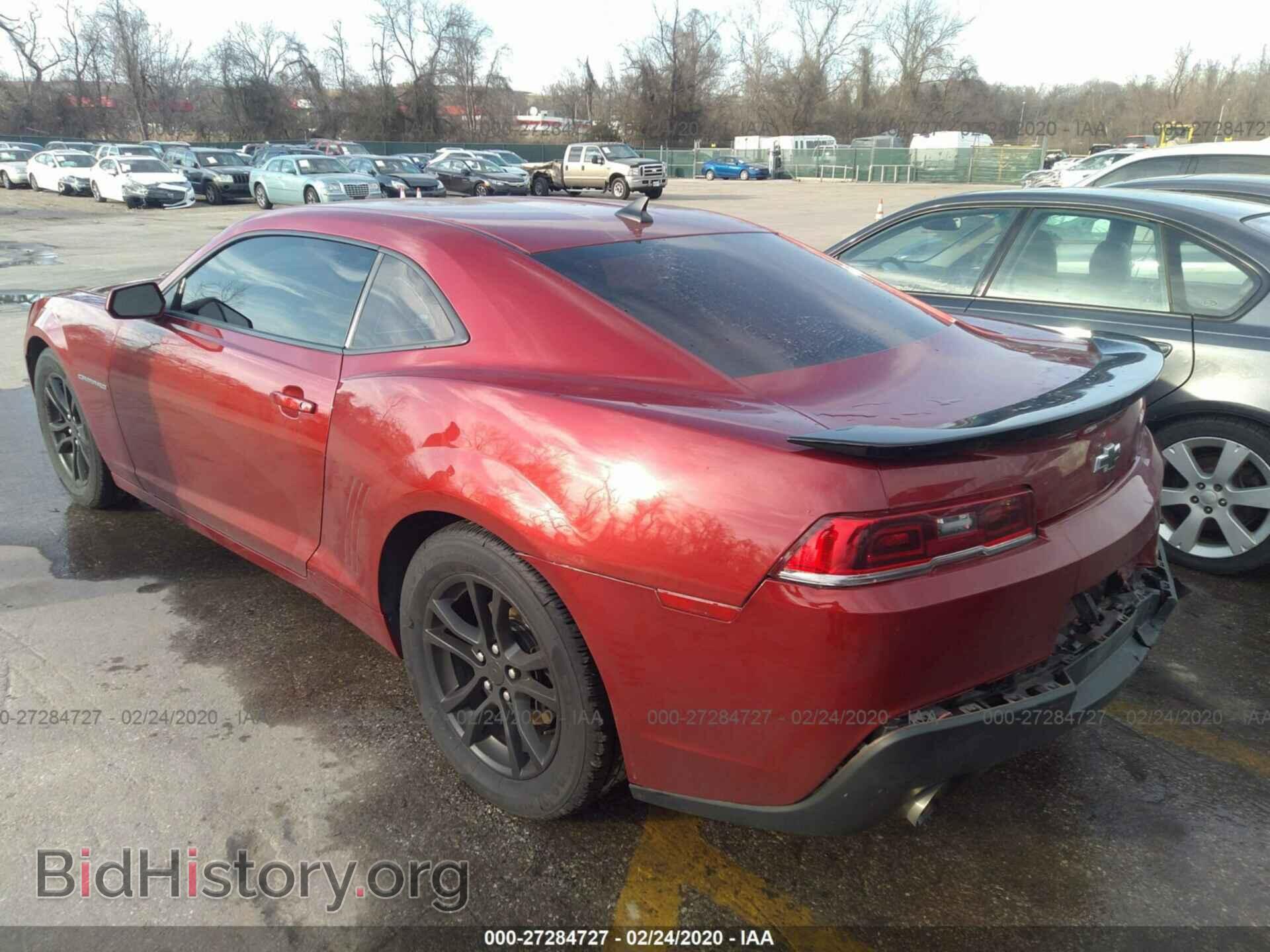 2014 CHEVROLET CAMARO - VIN: 2G1FA1E38E9237809 - Фото 3
