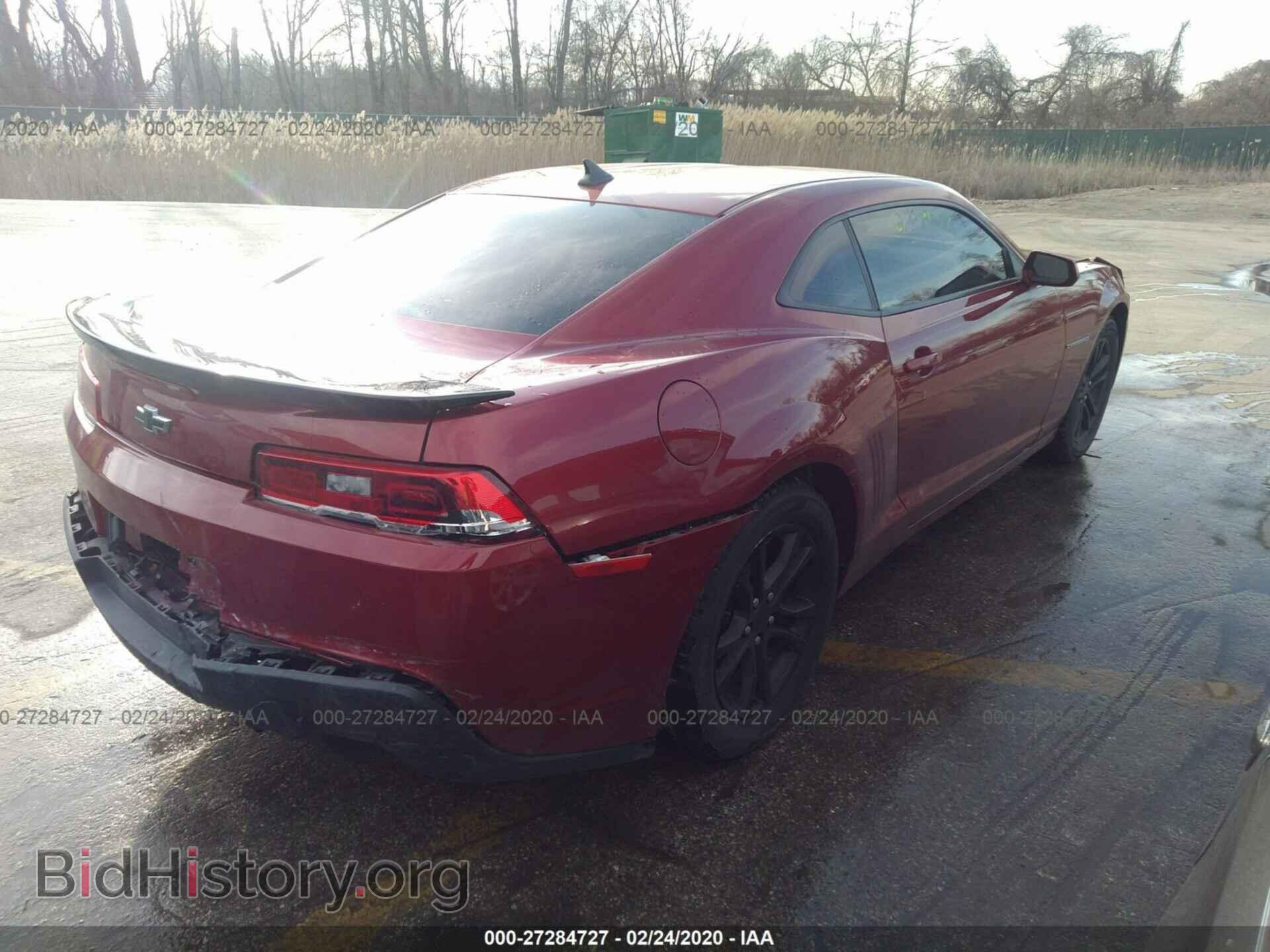 2014 CHEVROLET CAMARO - VIN: 2G1FA1E38E9237809 - Фото 4