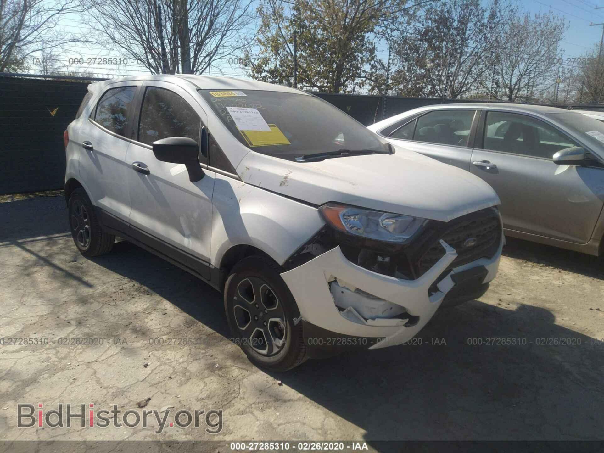 Photo MAJ3S2FE1KC298913 - FORD ECOSPORT 2019