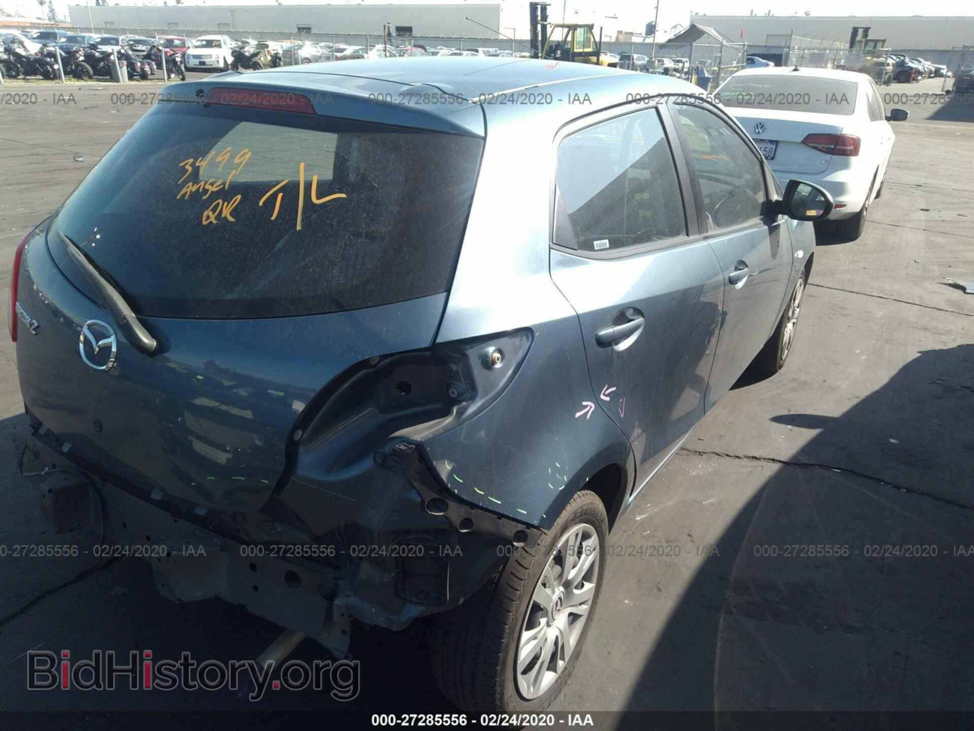 2014 MAZDA MAZDA2 - VIN: JM1DE1KZ8E0179206 - Фото 4