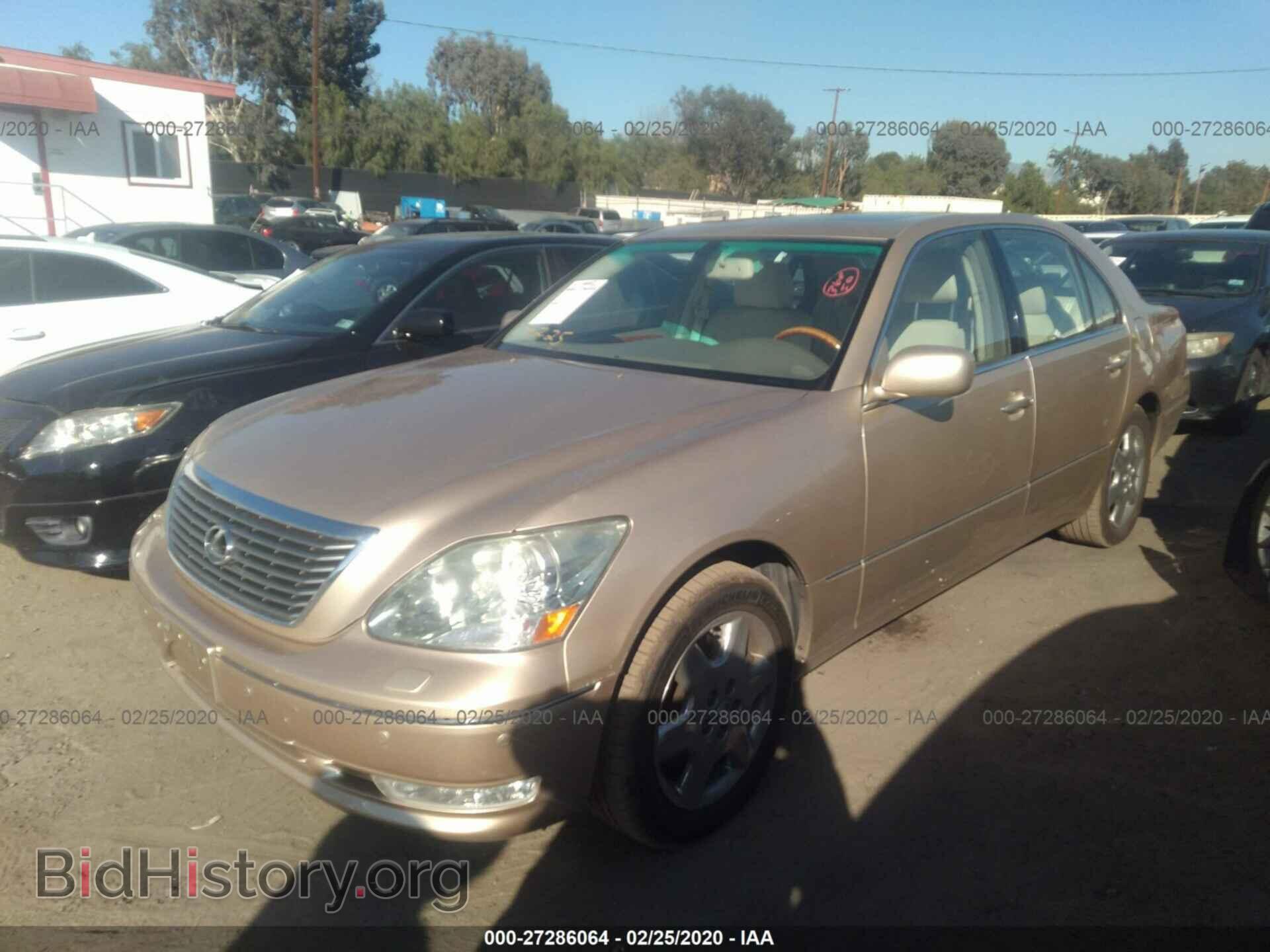2004 LEXUS LS - VIN: JTHBN36F240128400 - Фото 2