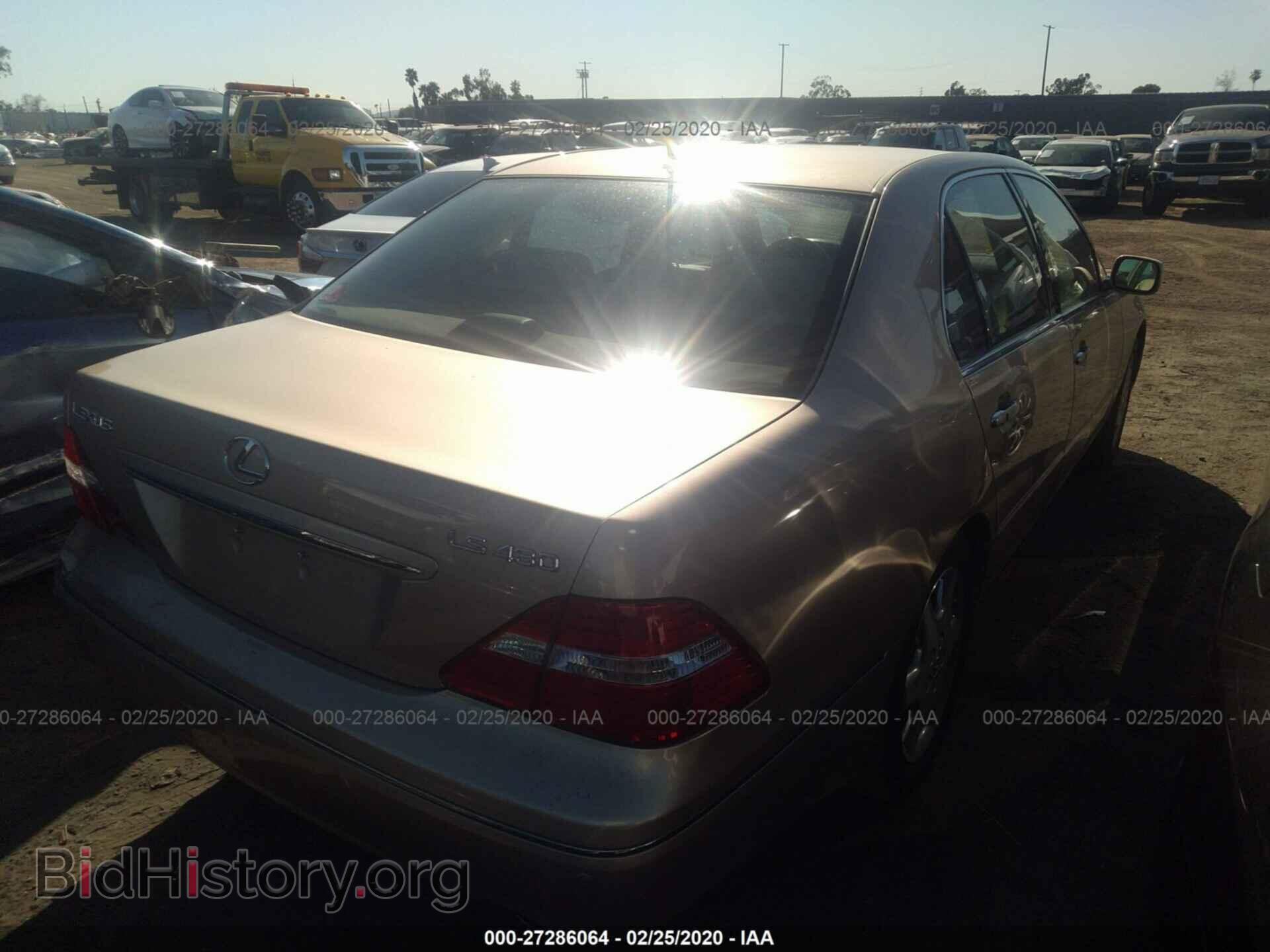 2004 LEXUS LS - VIN: JTHBN36F240128400 - Фото 4