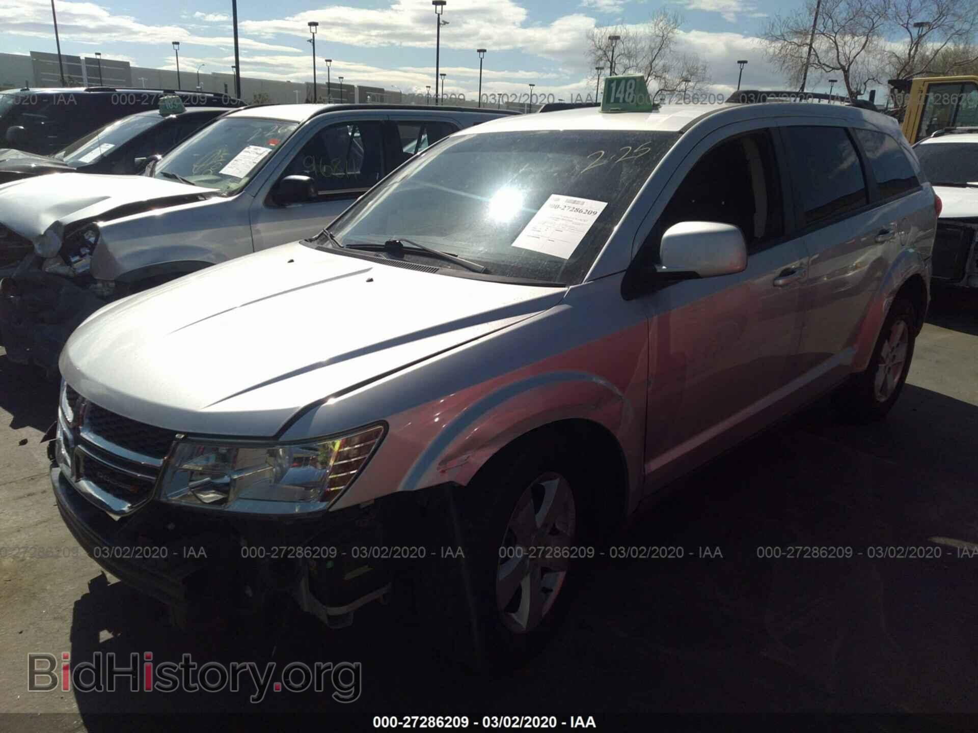 2012 DODGE JOURNEY - VIN: 3C4PDCBG6CT278116 - Фото 2