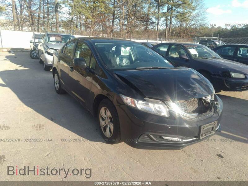 2013 Honda CIVIC LX (VIN 19XFB2F52DE243924) — фото 1 из 11, IAAI, повреждение: передняя часть