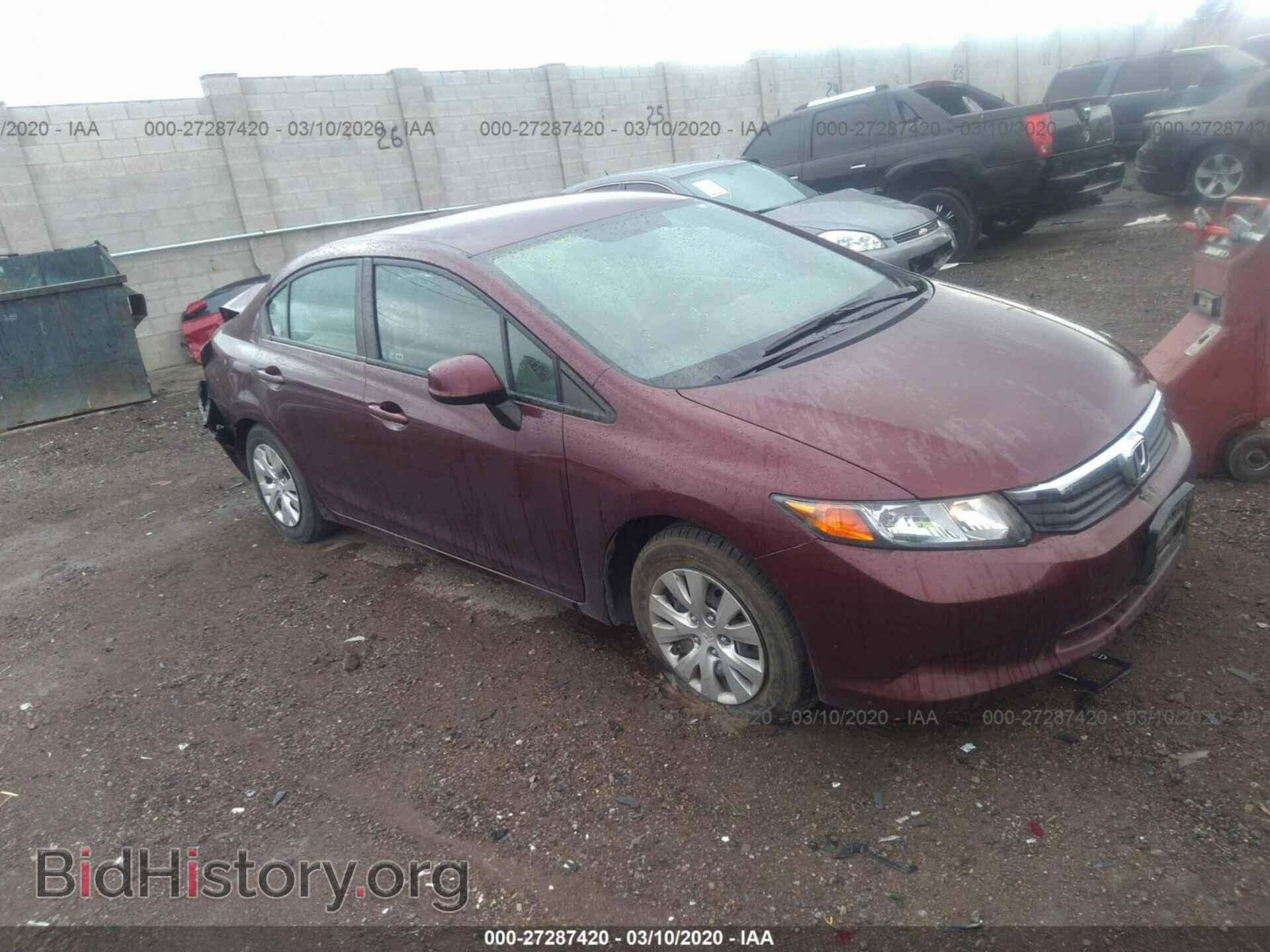 Фотография 19XFB2F55CE385392 - HONDA CIVIC 2012