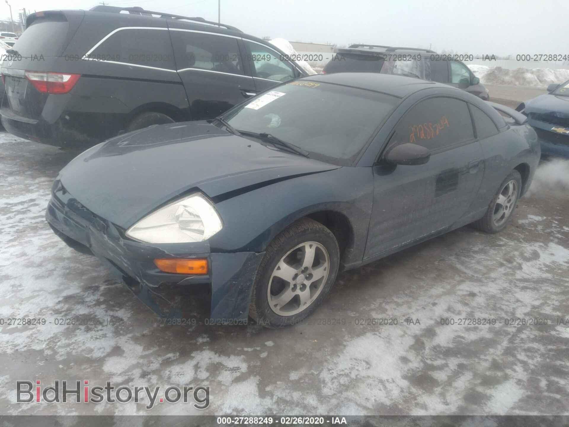 2004 MITSUBISHI ECLIPSE - VIN: 4A3AC44G74E079571 - Фото 2