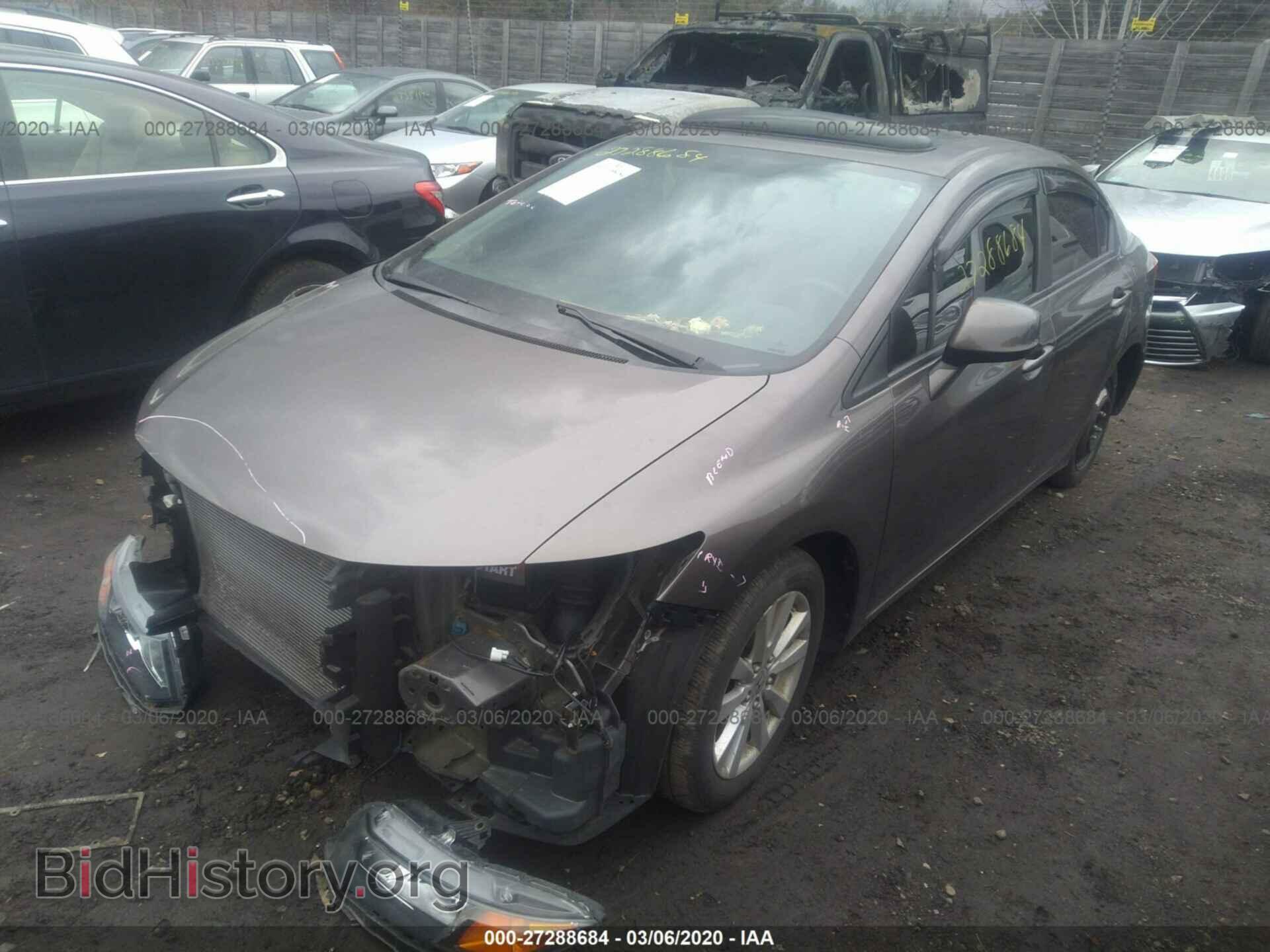 2012 HONDA CIVIC - VIN: 2HGFB2F80CH555030 - Фото 2