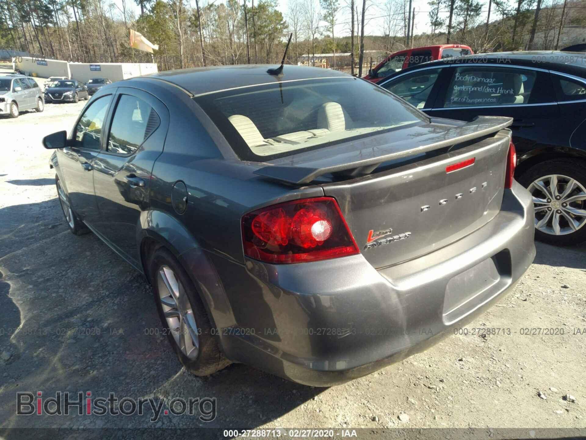 2012 DODGE AVENGER - VIN: 1C3CDZAG6CN254521 - Фото 3