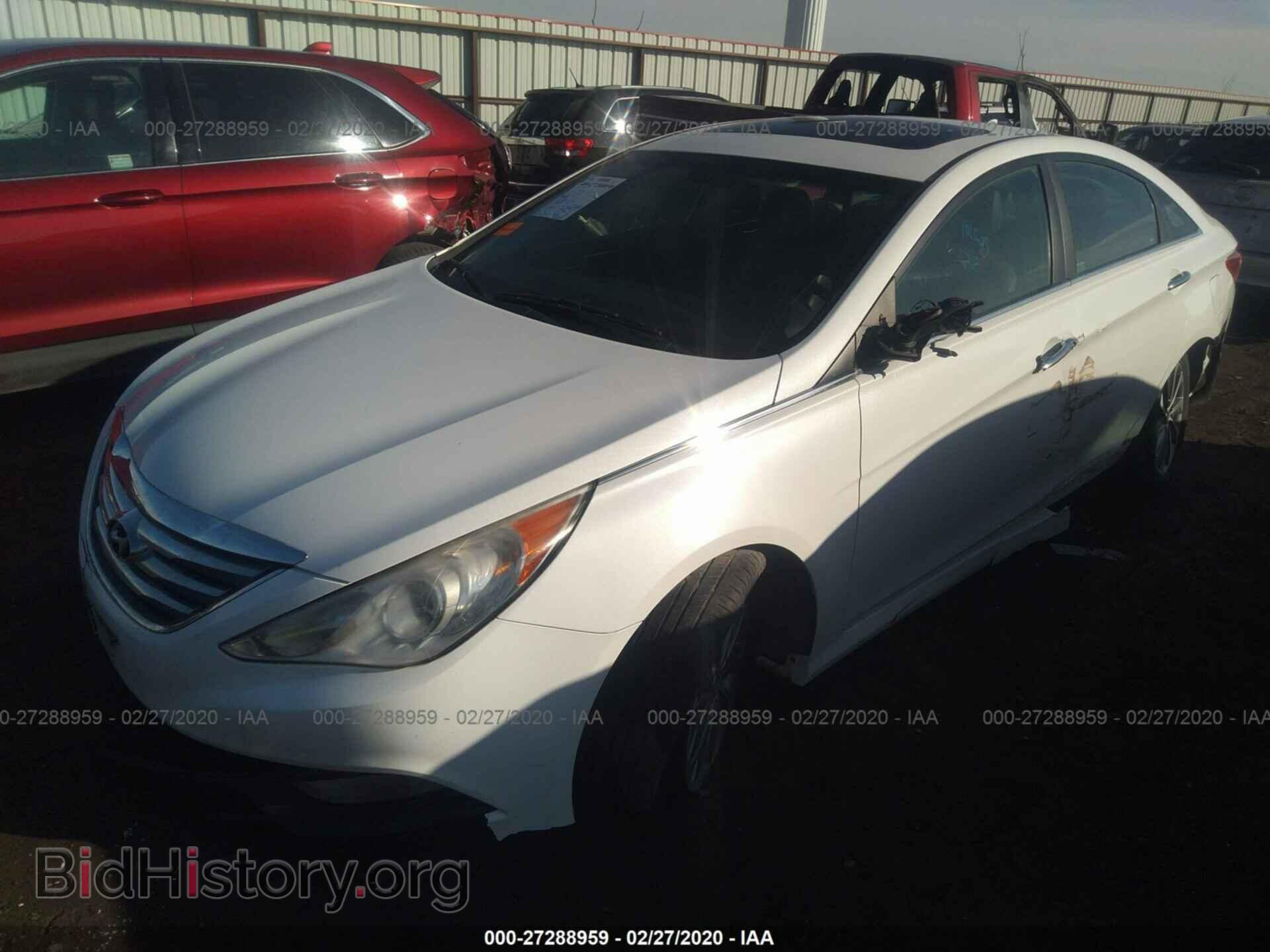 2014 HYUNDAI SONATA - VIN: 5NPEC4AB4EH894244 - Фото 2