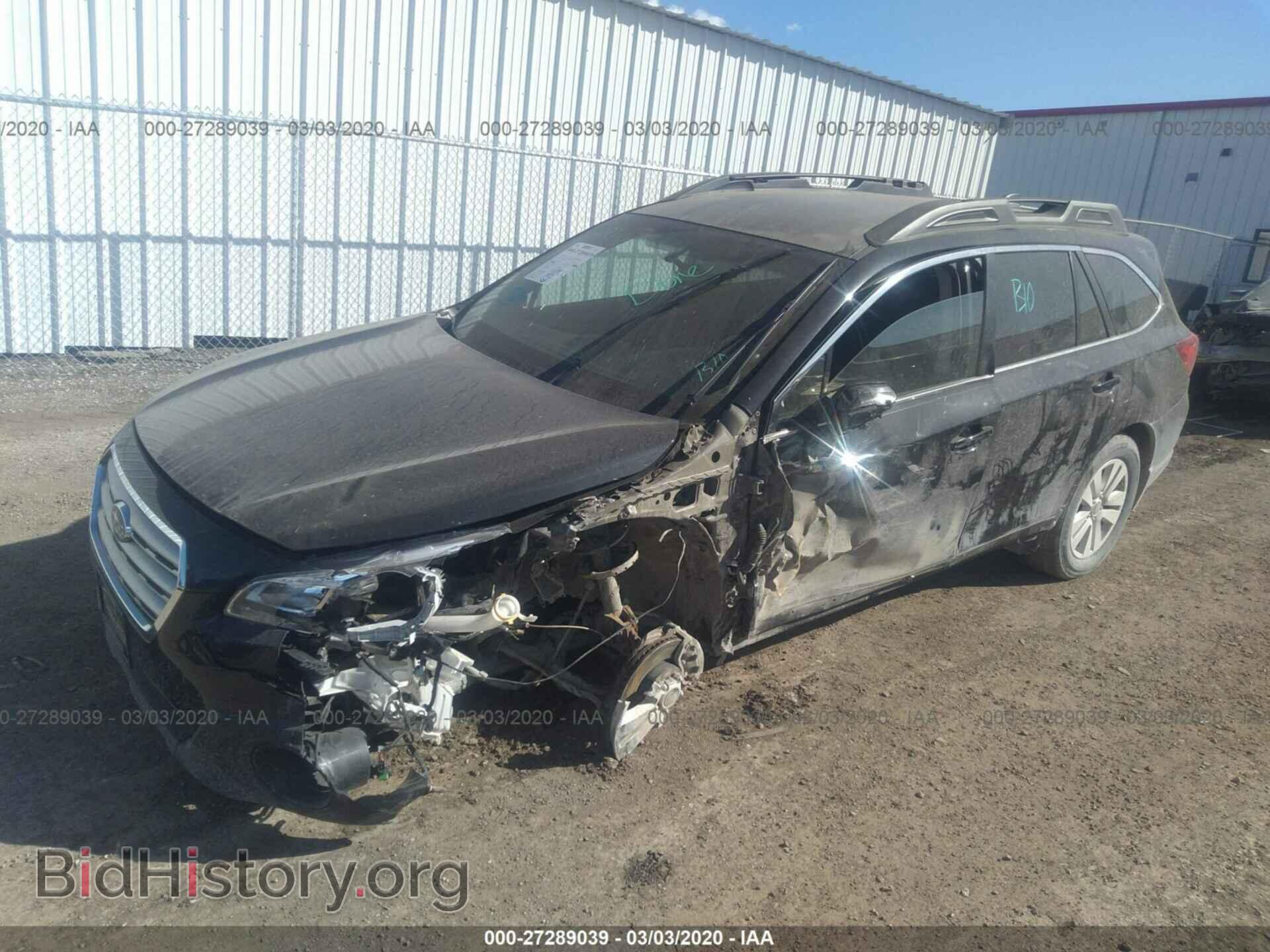 2016 SUBARU OUTBACK - VIN: 4S4BSBCC5G3302392 - Фото 2
