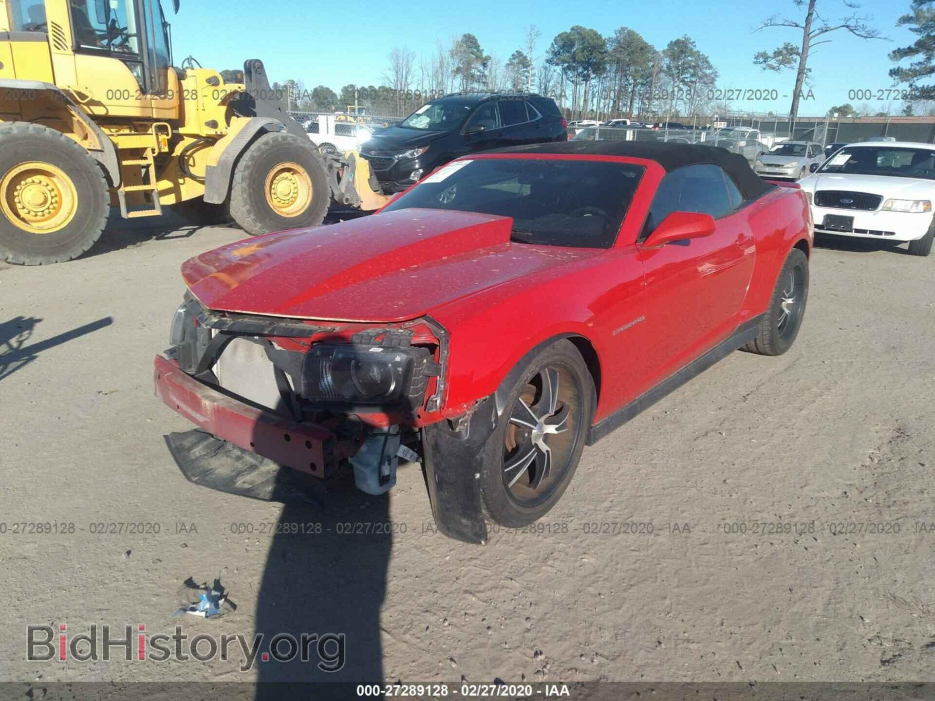 2013 CHEVROLET CAMARO - VIN: 2G1FB3D39D9181405 - Фото 2