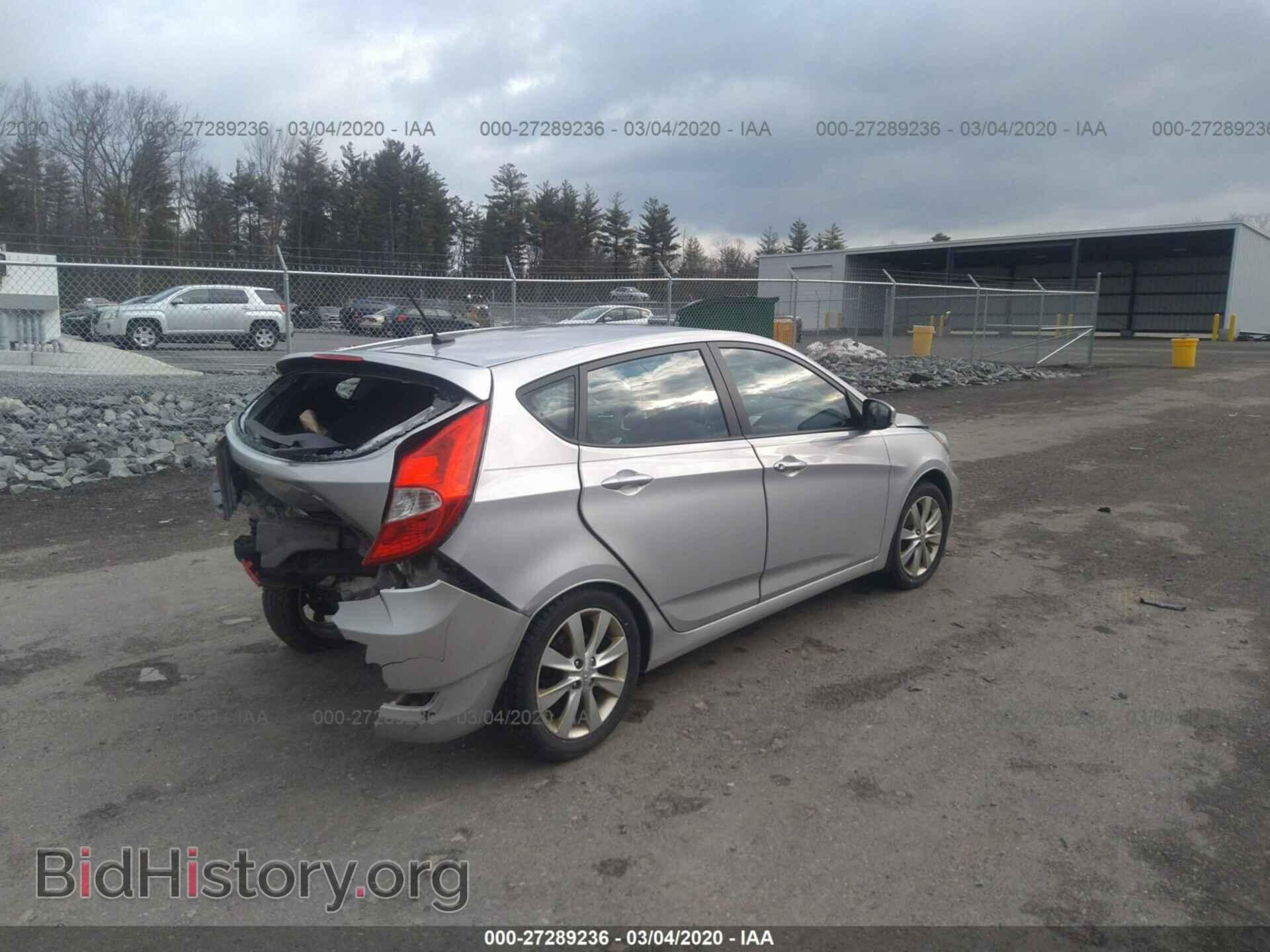 2013 HYUNDAI ACCENT - VIN: KMHCU5AE8DU080537 - Фото 4