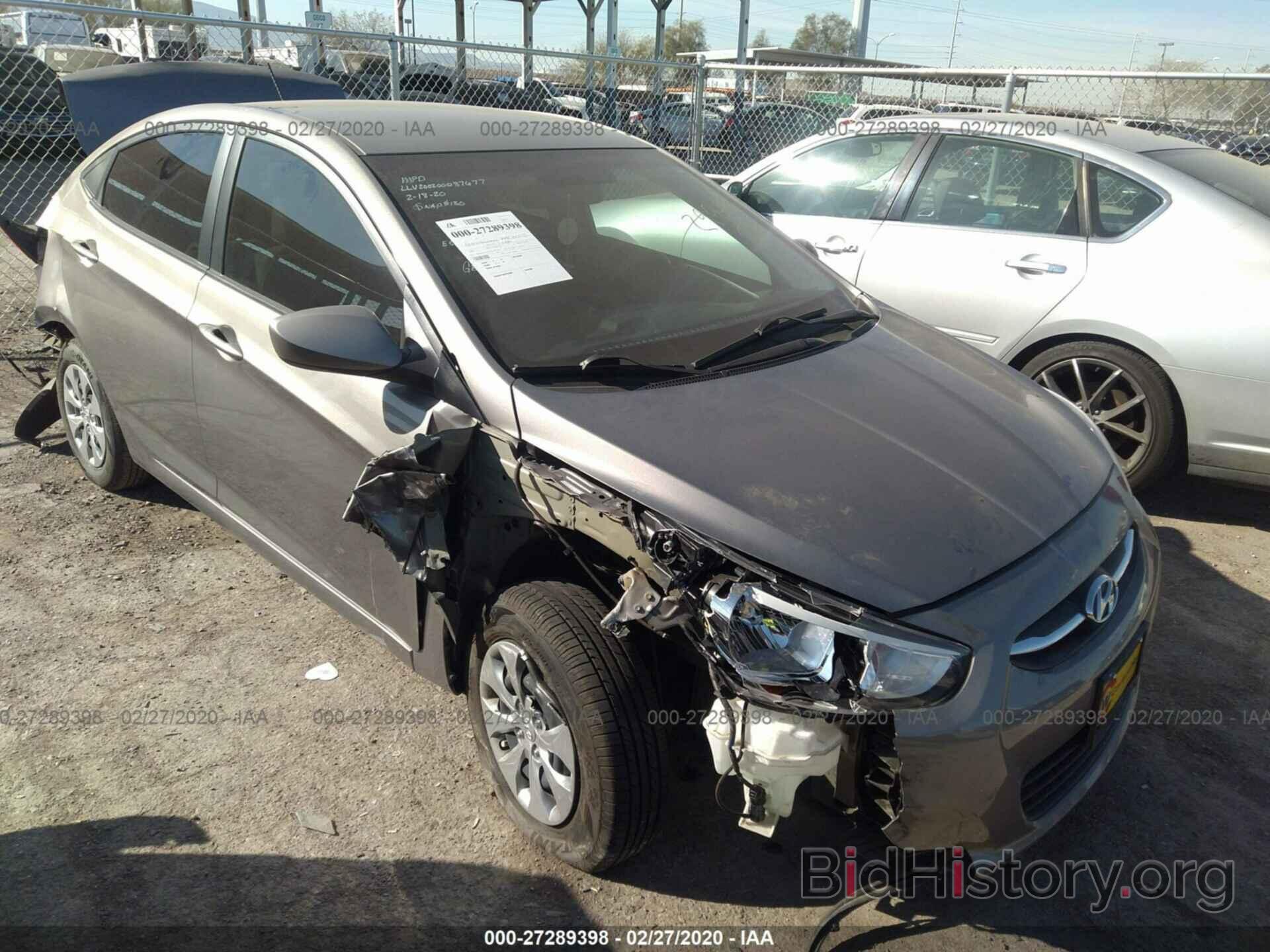 Photo KMHCT4AE5HU360144 - HYUNDAI ACCENT 2017