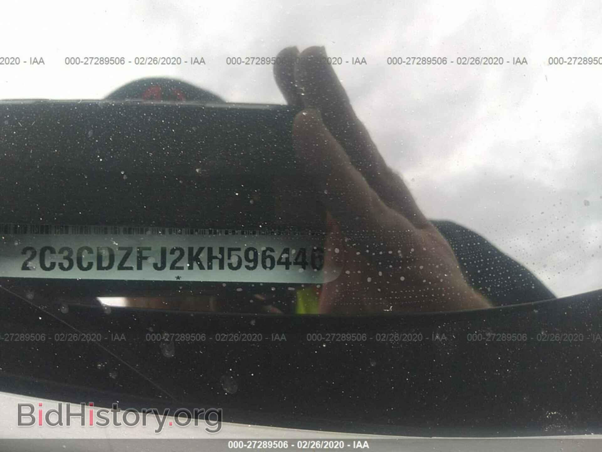 2019 DODGE CHALLENGER - VIN: 2C3CDZFJ2KH596446 - Фото 9