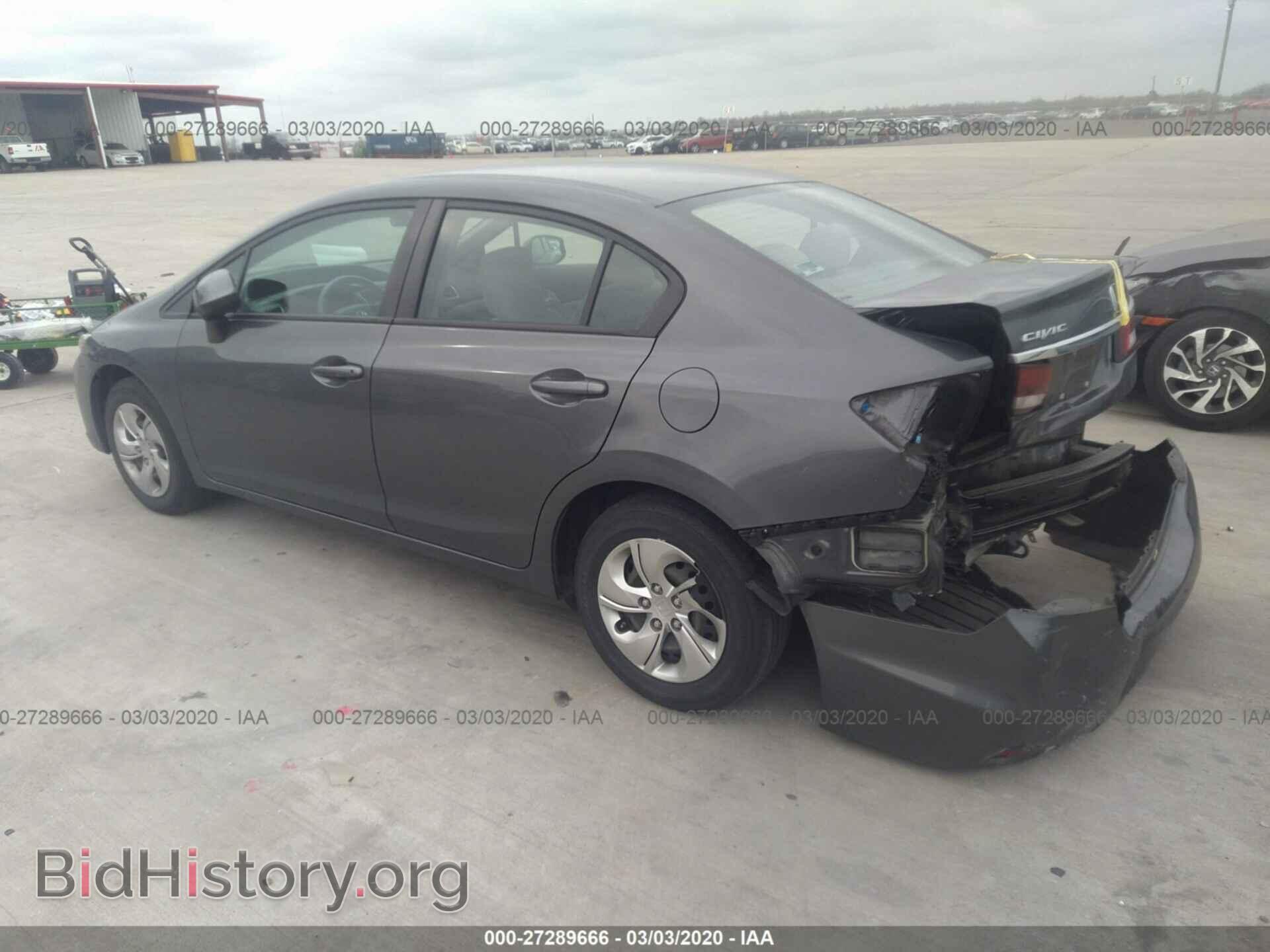 2013 HONDA CIVIC - VIN: 2HGFB2F51DH519953 - Фото 3