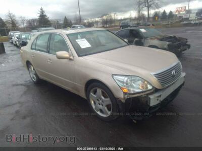 2006 Lexus LS 430, gold — VIN JTHBN36F465030748, IAAI