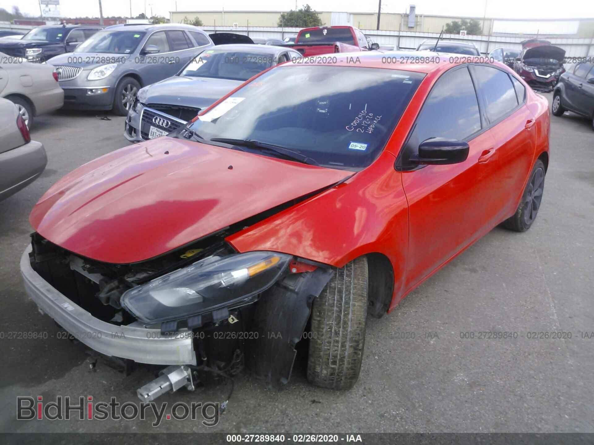 2016 DODGE DART - VIN: 1C3CDFFA9GD819729 - Фото 2