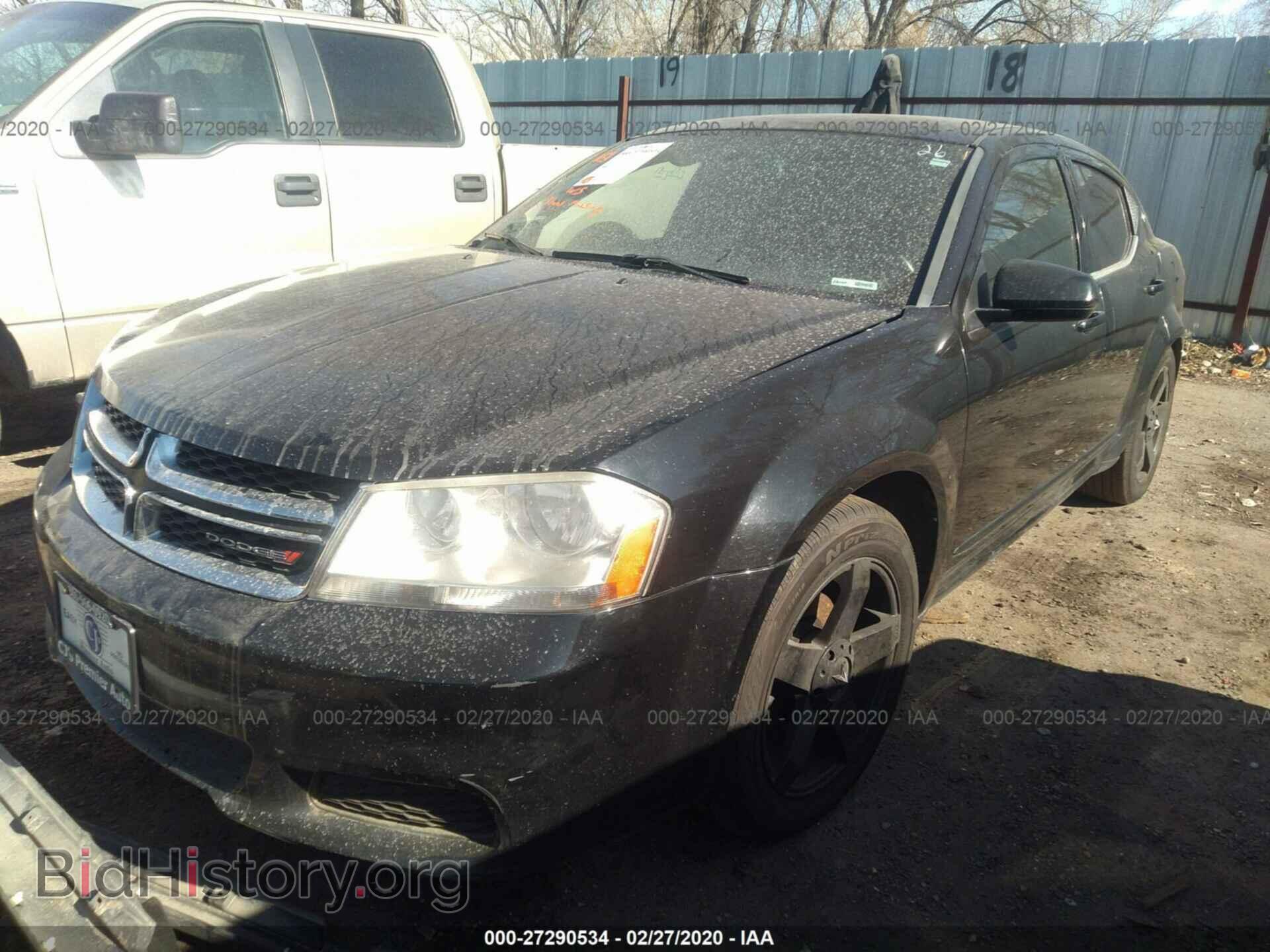 2012 DODGE AVENGER - VIN: 1C3CDZCBXCN167710 - Фото 2