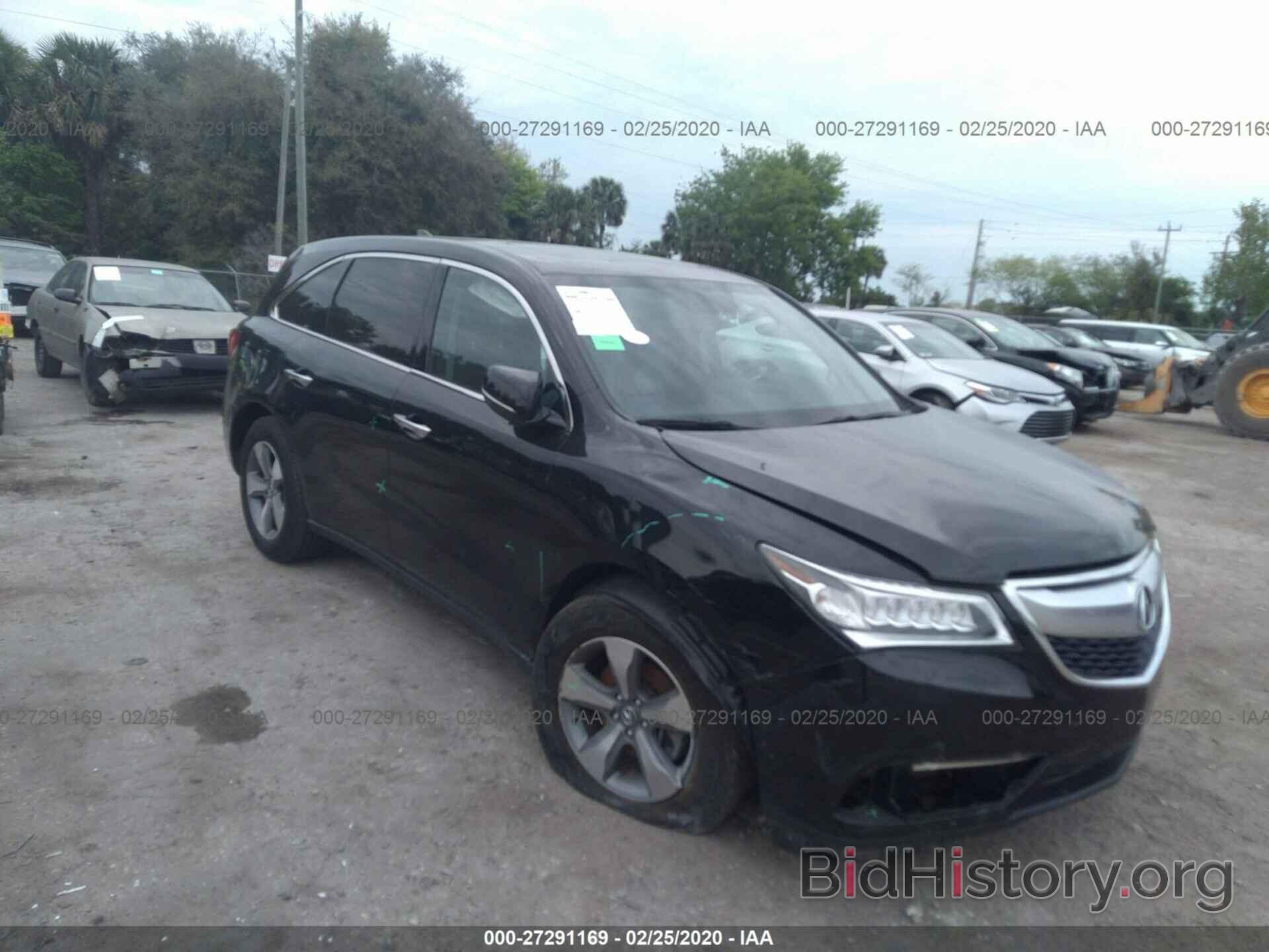 Фотография 5FRYD3H20FB004735 - ACURA MDX 2015