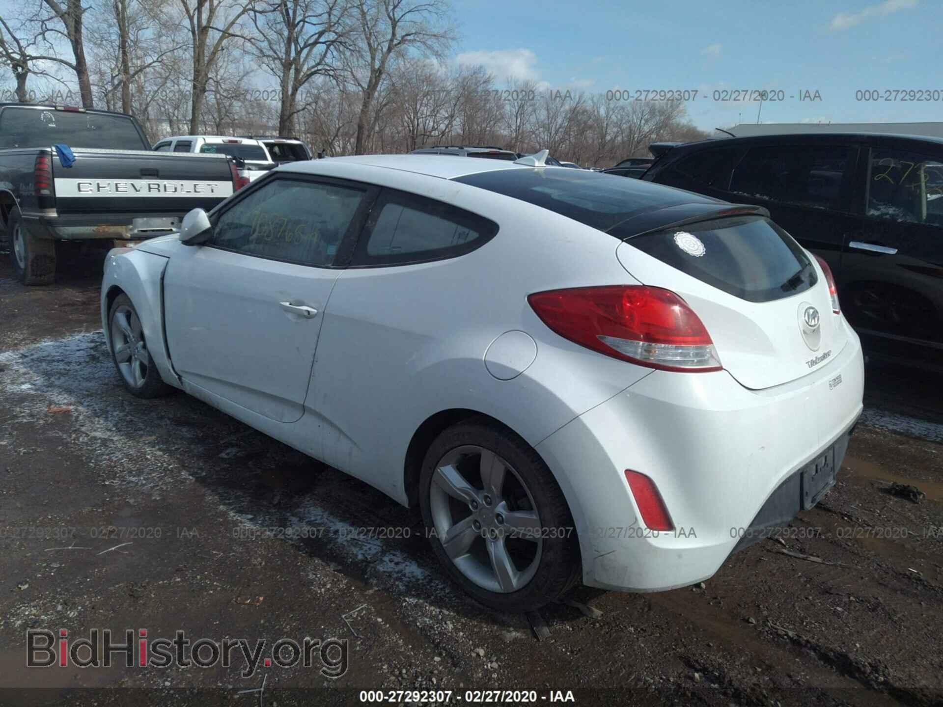 2014 HYUNDAI VELOSTER - VIN: KMHTC6AD8EU200418 - Фото 3