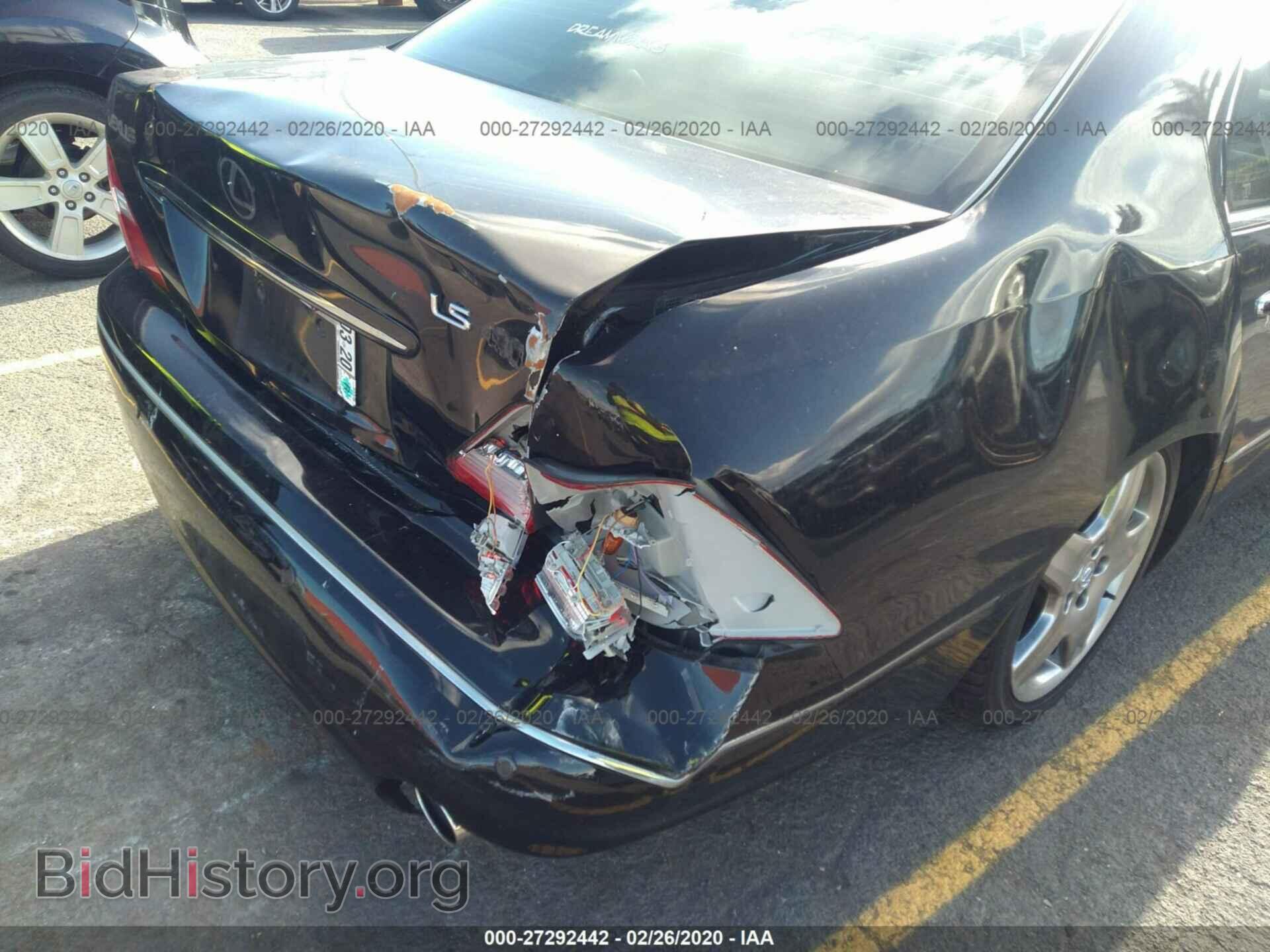 2004 LEXUS LS - VIN: JTHBN36F740137688 - Фото 6